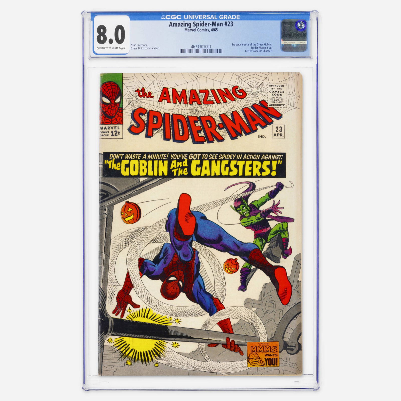 Marvel Comics Amazing Spider-Man #23 CGC 8.0 (1 of 2)