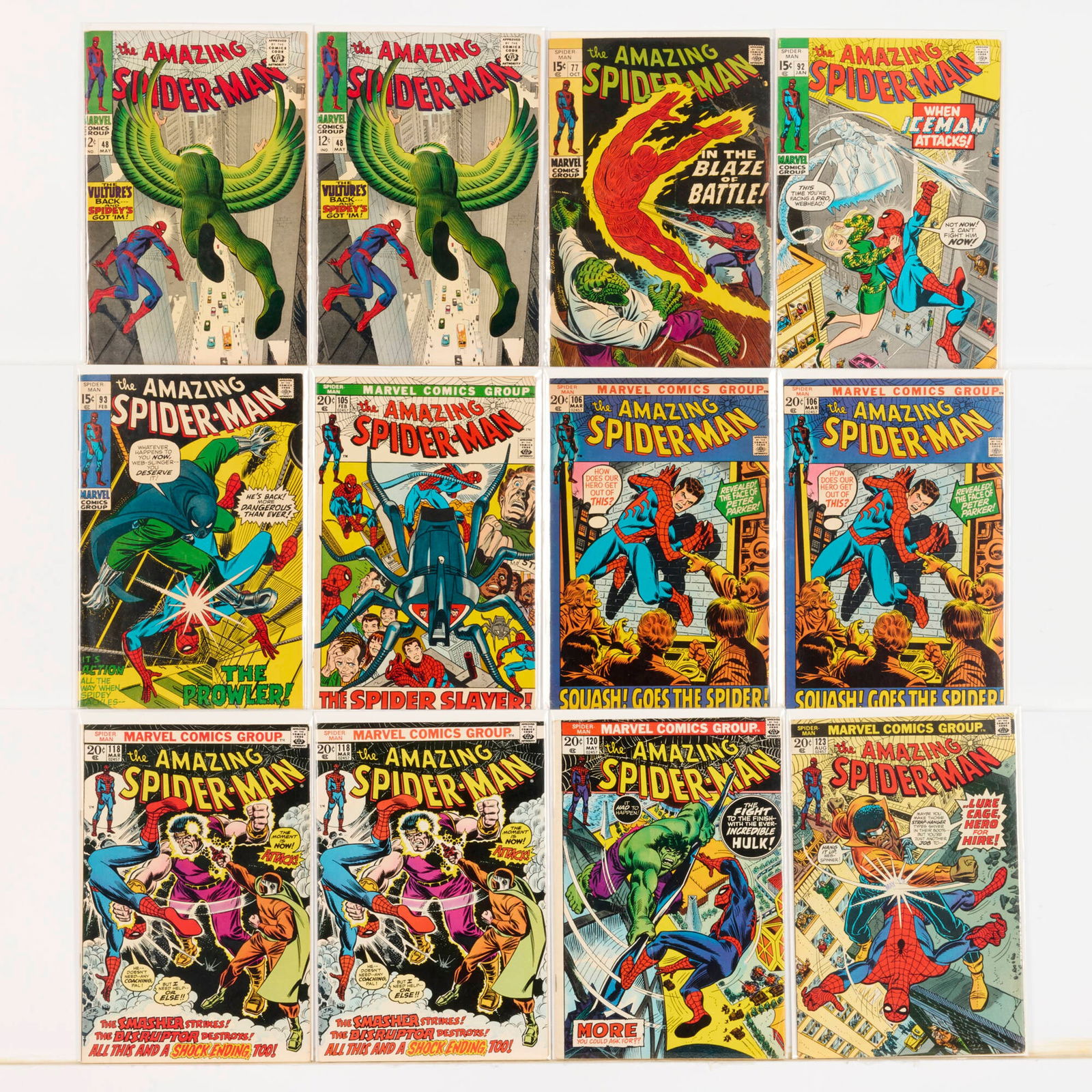 21 Marvel Comics Amazing Spider-Man #48-#133 Group (1 of 2)