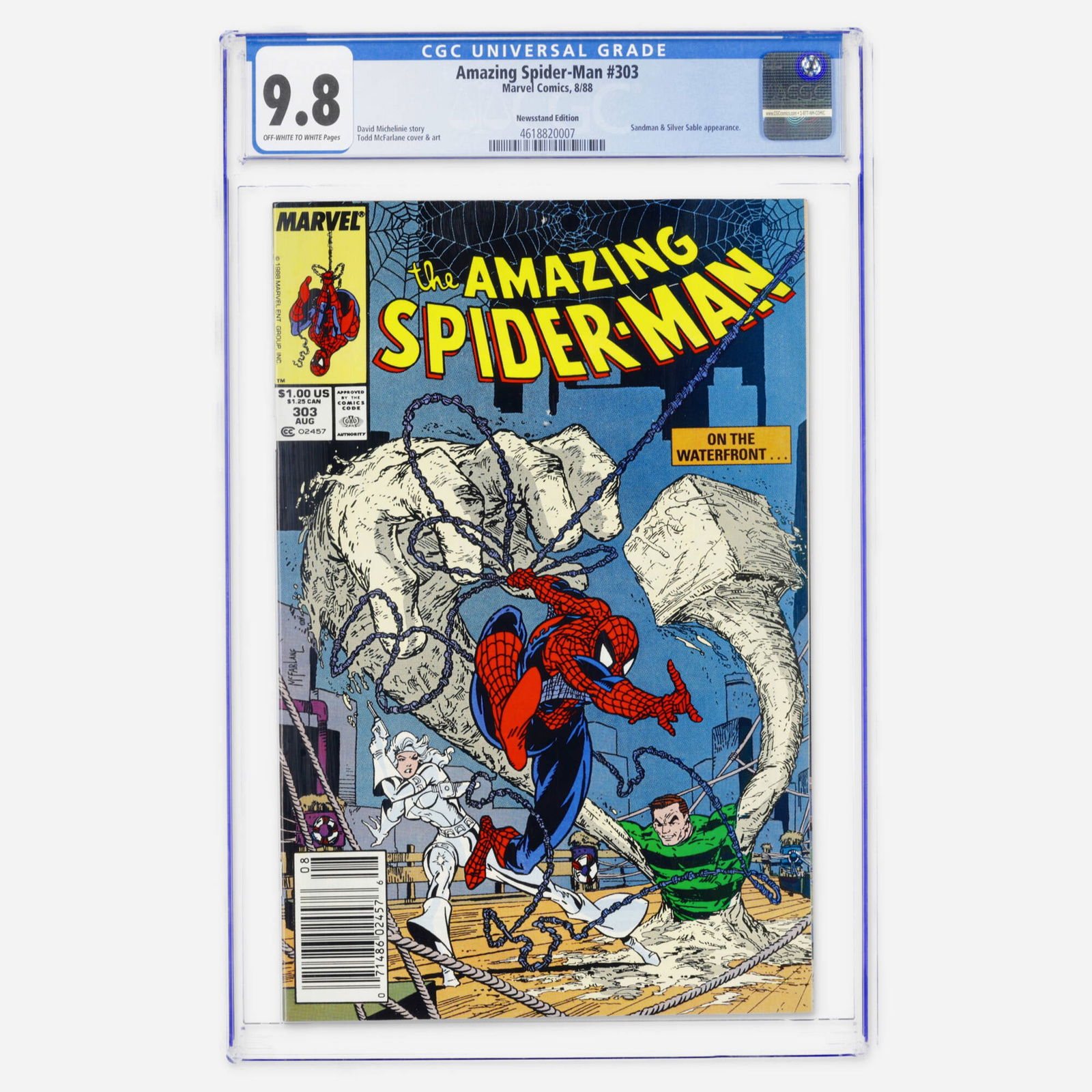 Marvel Comics Amazing Spider-Man #303 CGC 9.8 Newsstand (1 of 2)