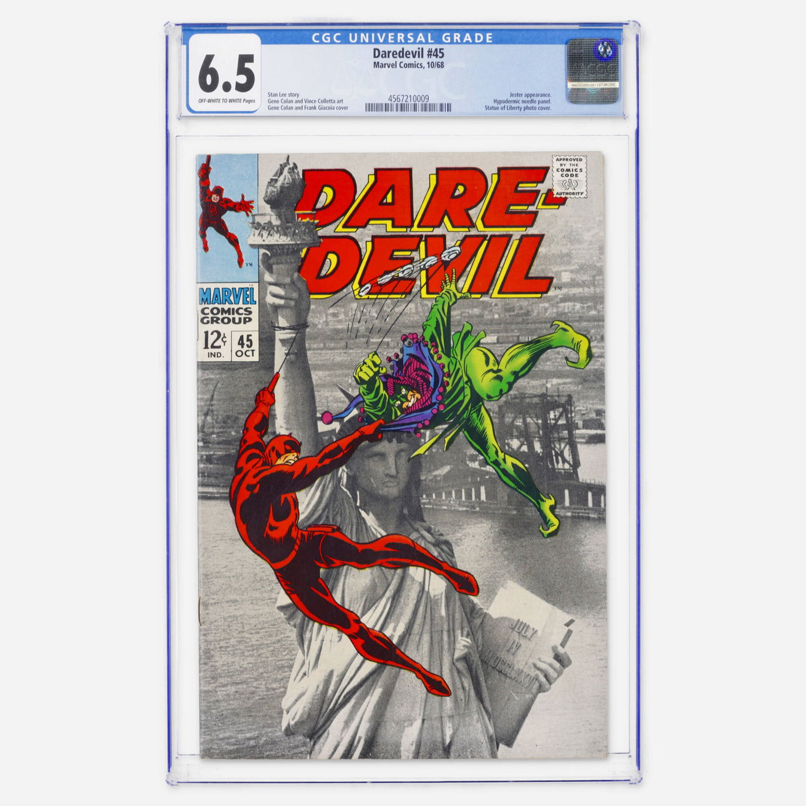 Marvel Comics Daredevil #45 CGC 6.5 (1 of 2)