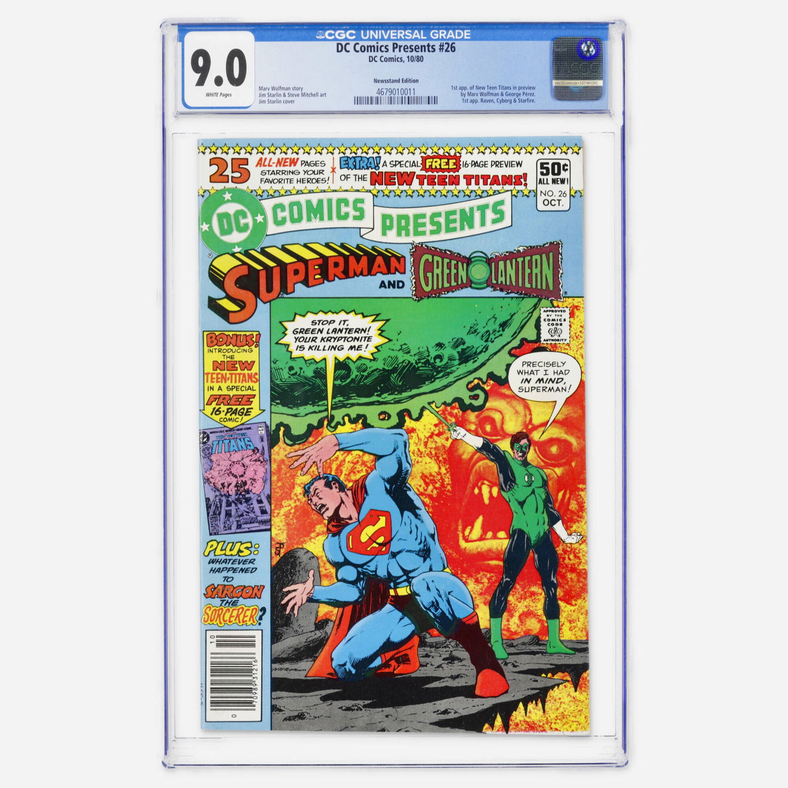 DC Comics DC Comics Presents #26 CGC 9.0 Newsstand (1 of 2)