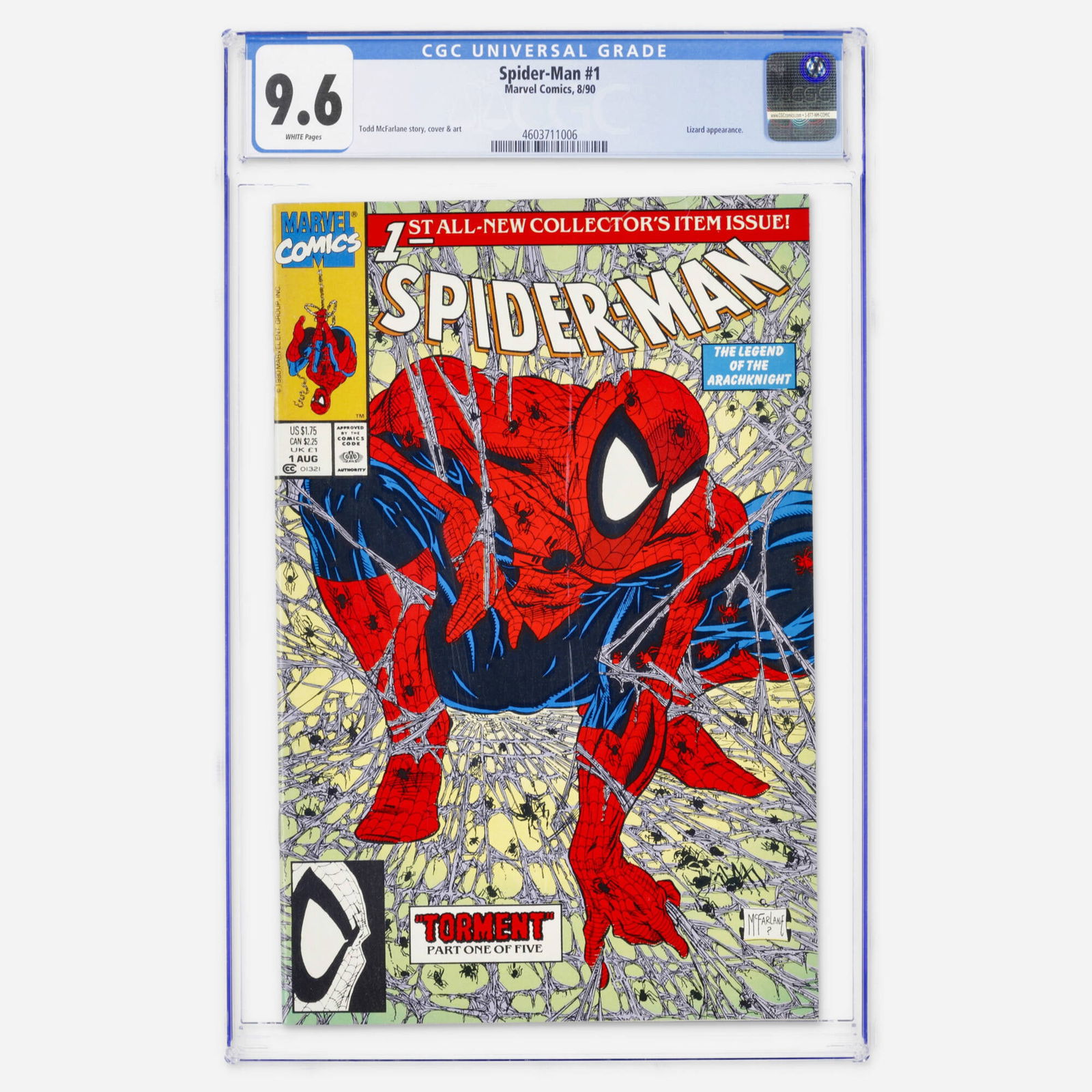 Marvel Comics Spider-Man #1 CGC 9.6 (1 of 2)
