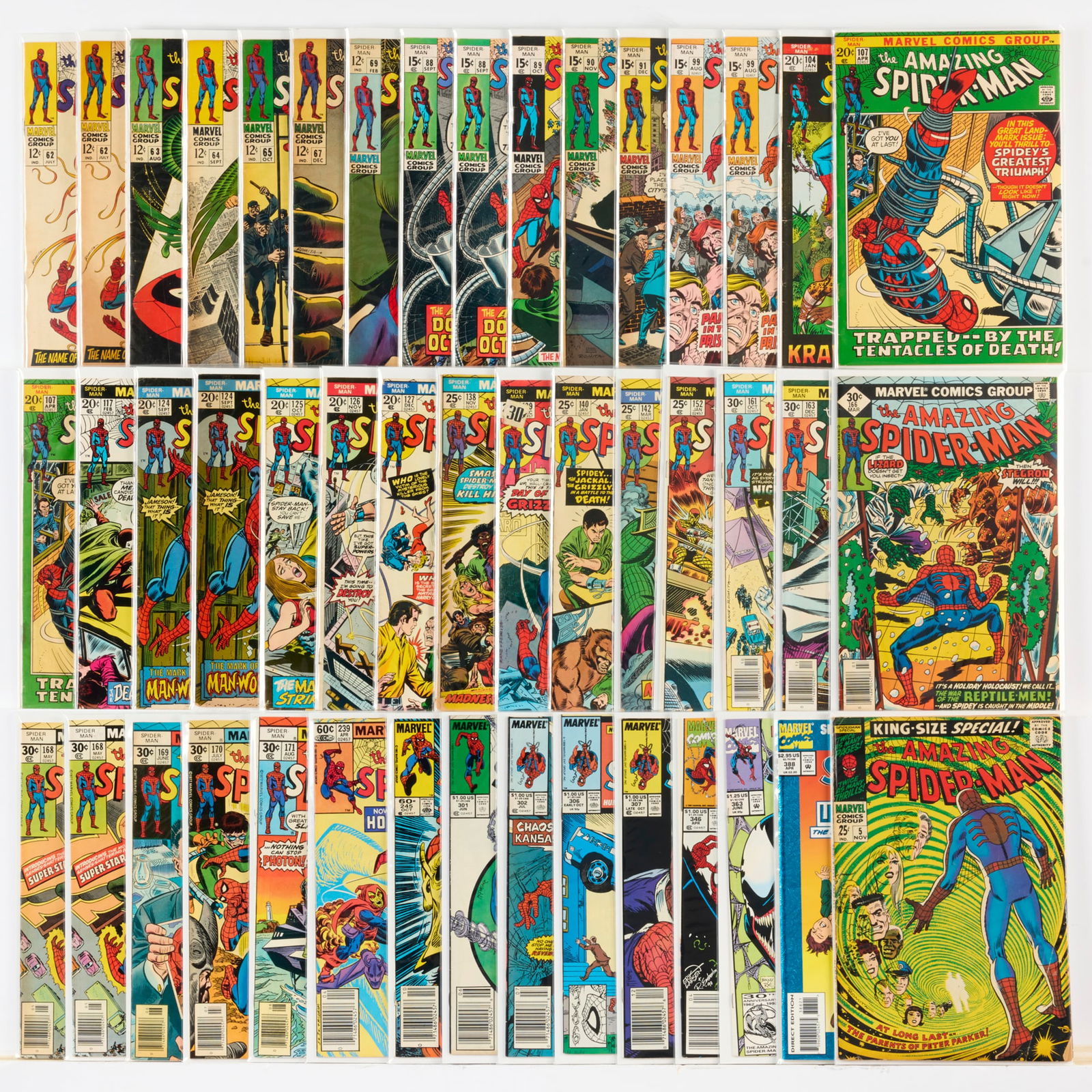 46 Marvel Comics Amazing Spider-Man #62-#388 Group (1 of 1)