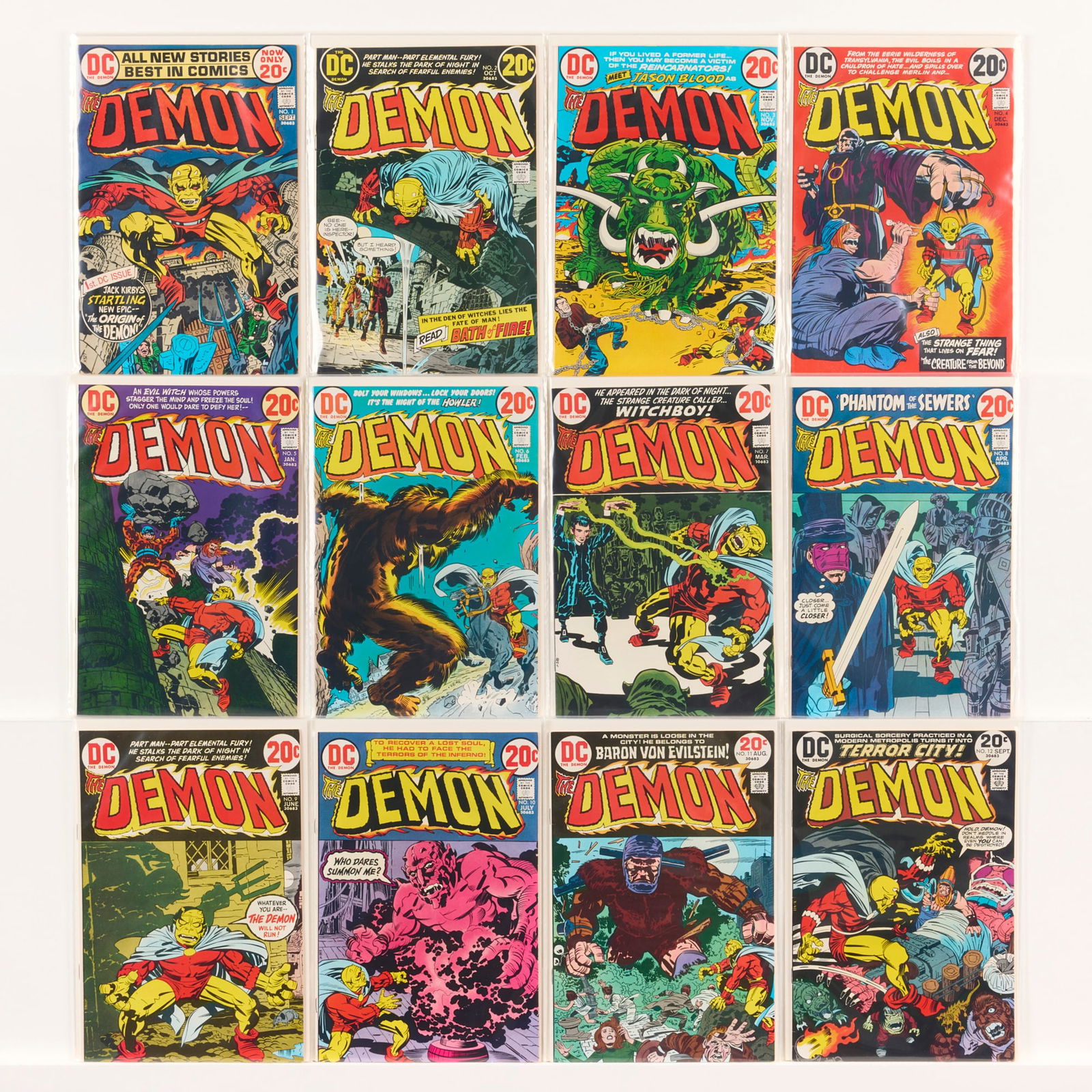 16 DC Comics Demon #1-#16 Group: 16 DC Comics Demon #1-#16 Group USA, 20th Century Group includes:DC Comics Demon #1 (6.0-8.0), #2-#16 (Grades range 5.0-7.0). This work will ship from Millville, Massachusetts.<