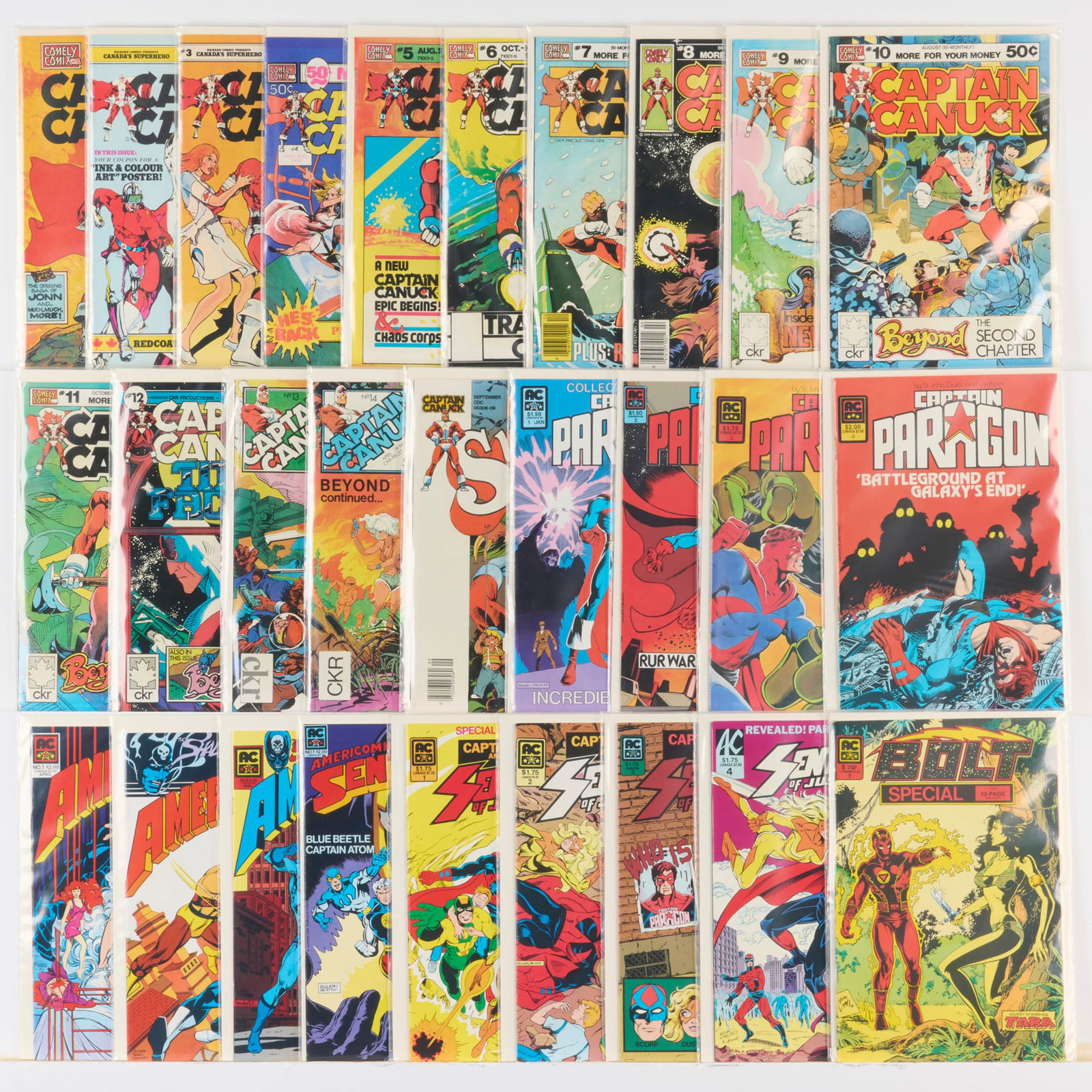 28 AC Comics and Comely Comix Mixed Title Group (1 of 1)