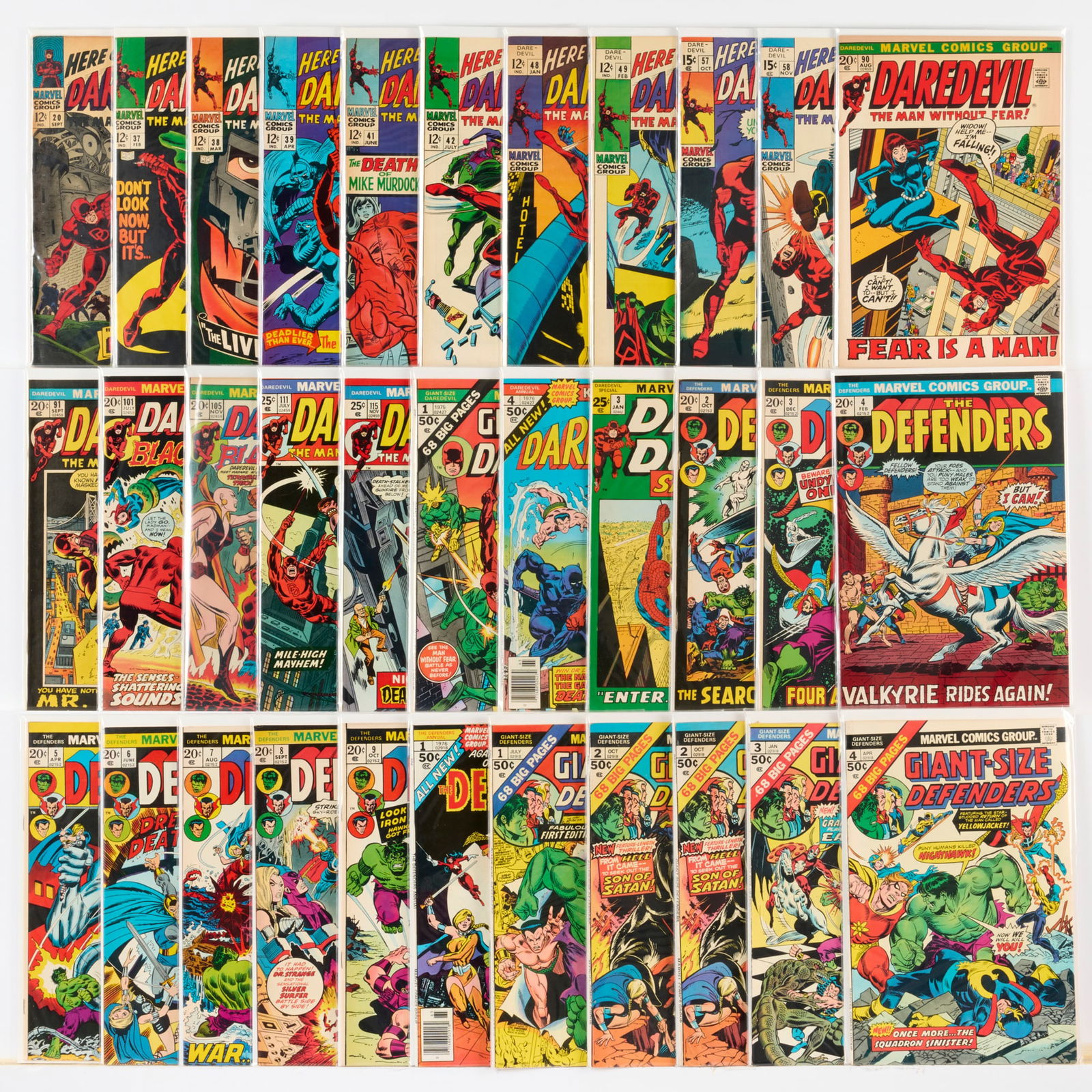 33 Marvel Comics Daredevil and Defenders Group (1 of 1)