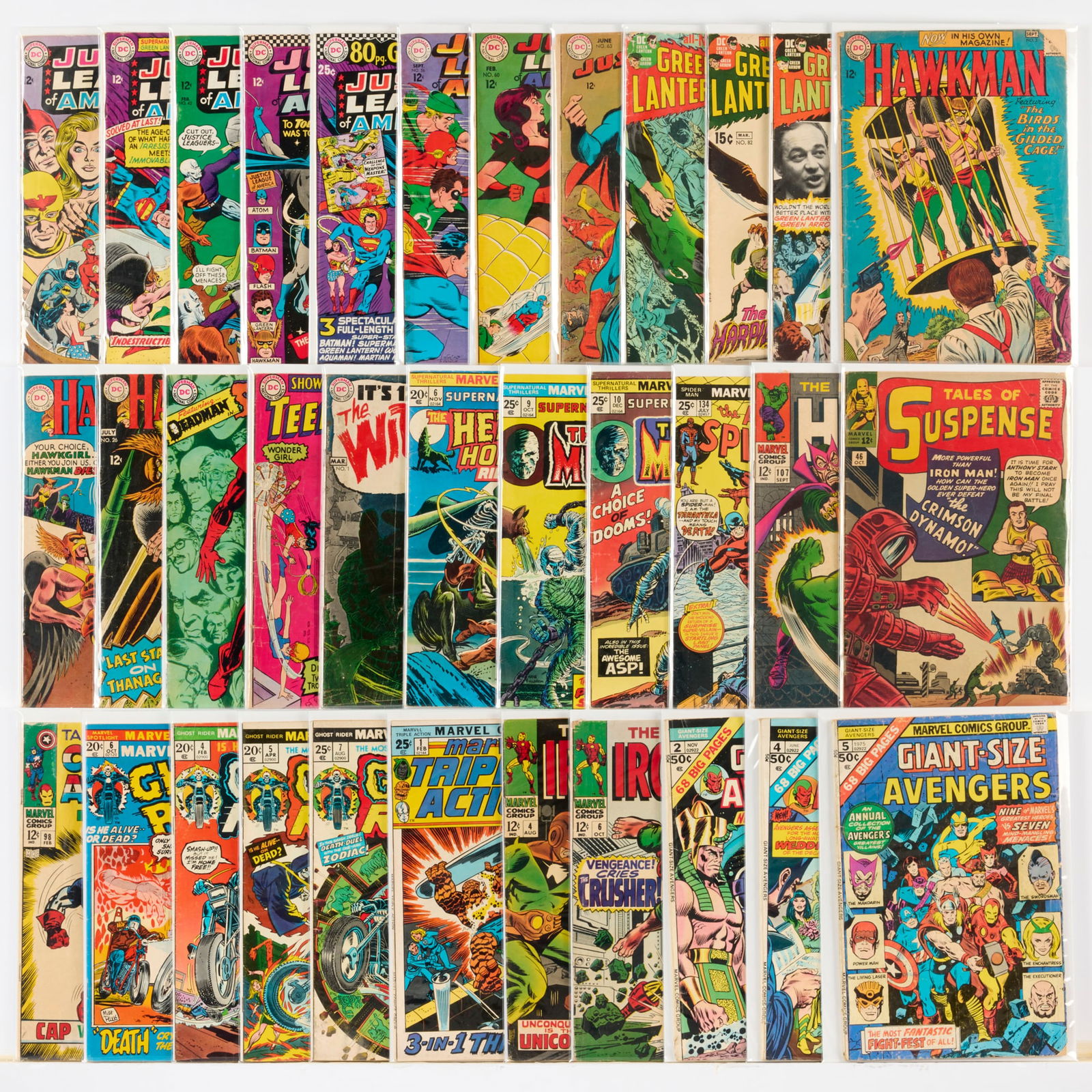 34 DC and Marvel Comics Silver and Bronze Age Mixed Title Group (1 of 1)