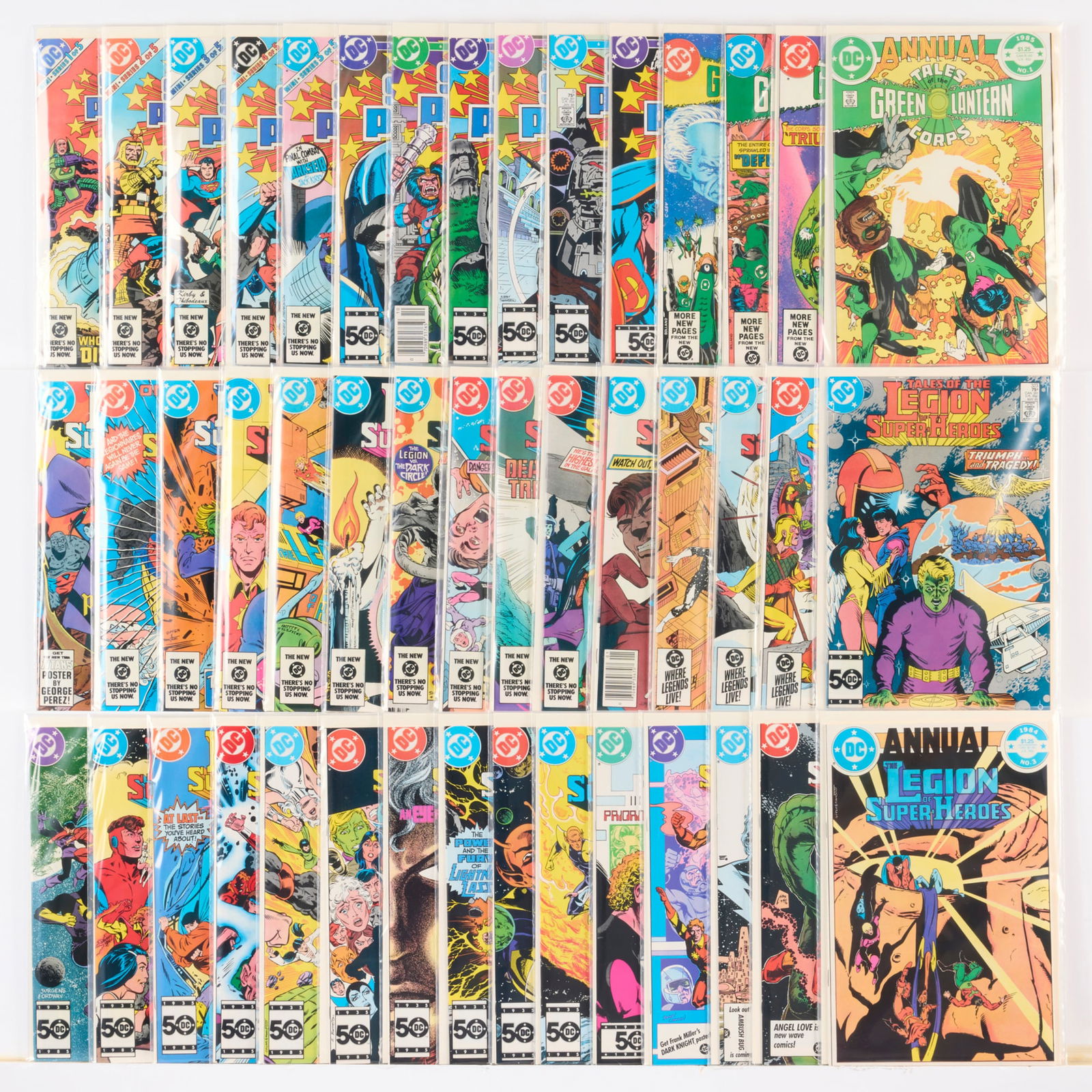45 DC Comics Legion of Super-Heroes and Super Powers Group: 45 DC Comics Legion of Super-Heroes and Super Powers Group USA, 20th Century Group includes:DC Comics Legion of Super-Heroes #209-#313; Tales of the Legion #314-#337; Legion of Super-Heroes Annual