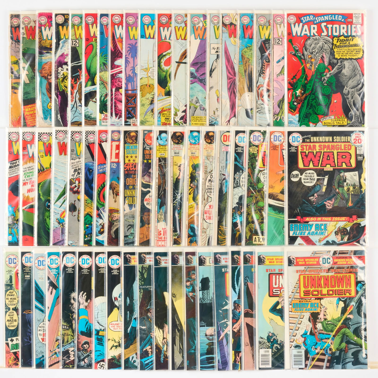 57 DC Comics Star Spangled War Stories #44-#200 Group: 57 DC Comics Star Spangled War Stories #44-#200 Group USA, 20th Century Group includes:DC Comics Star Spangled War Stories #44, #58, #61 (Grades range 0.5-1.0), #94, #102, #103, #106 (Grades range