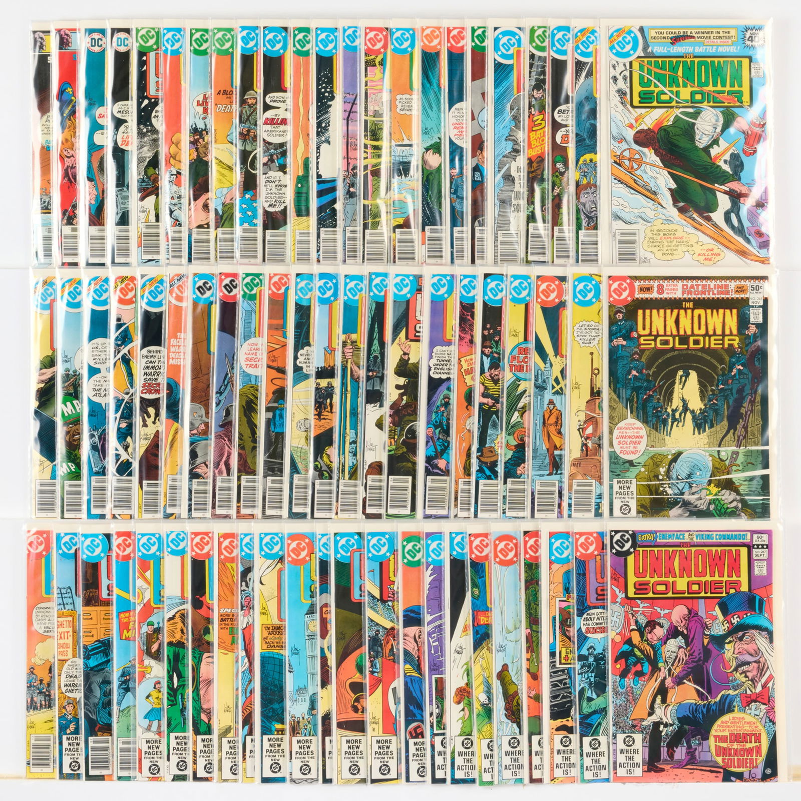 68 DC Comics Star Spangled War Stories and Unknown Soldier #201-#268 Group (1 of 1)