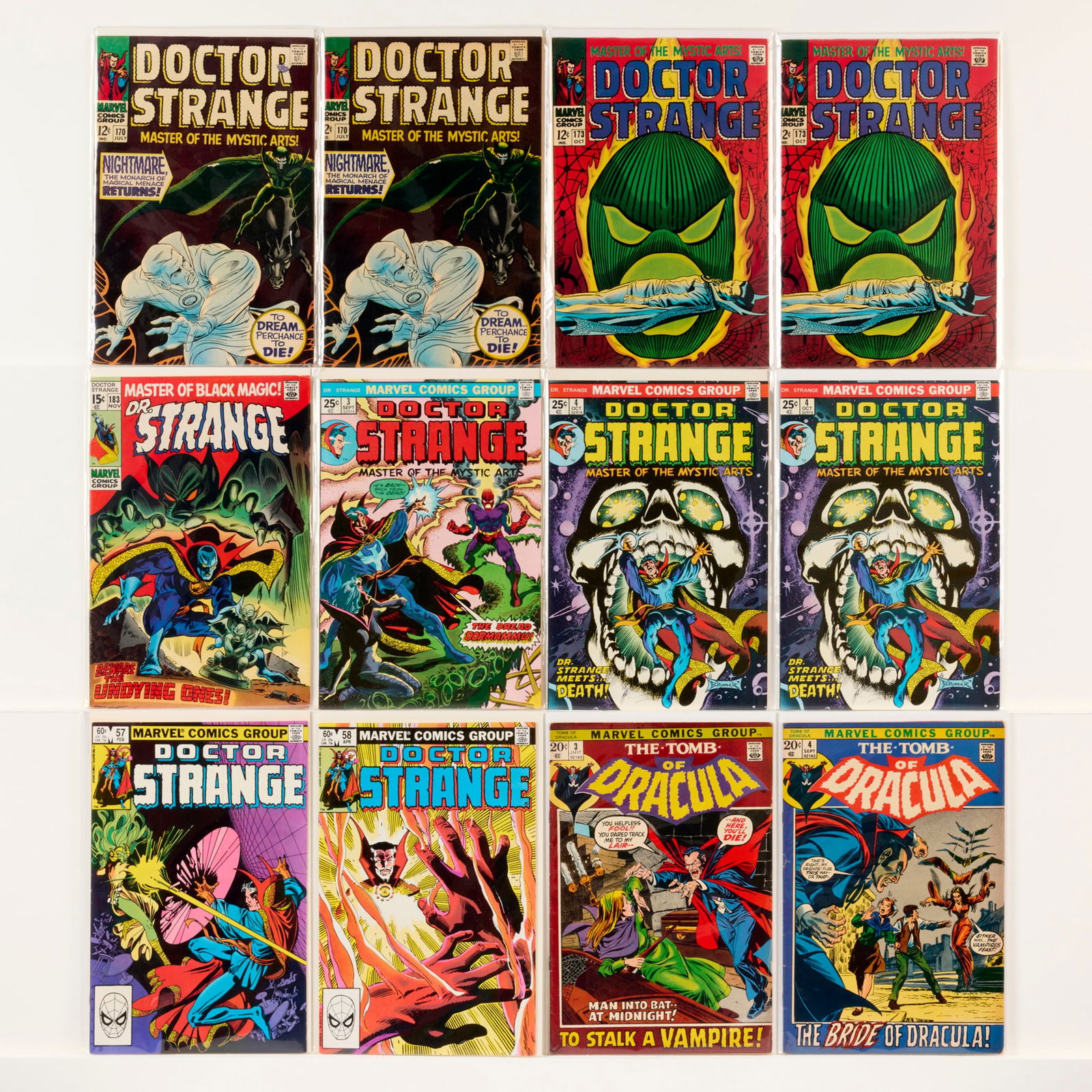 24 Marvel Comics Doctor Strange and Tomb of Dracula Group (1 of 2)
