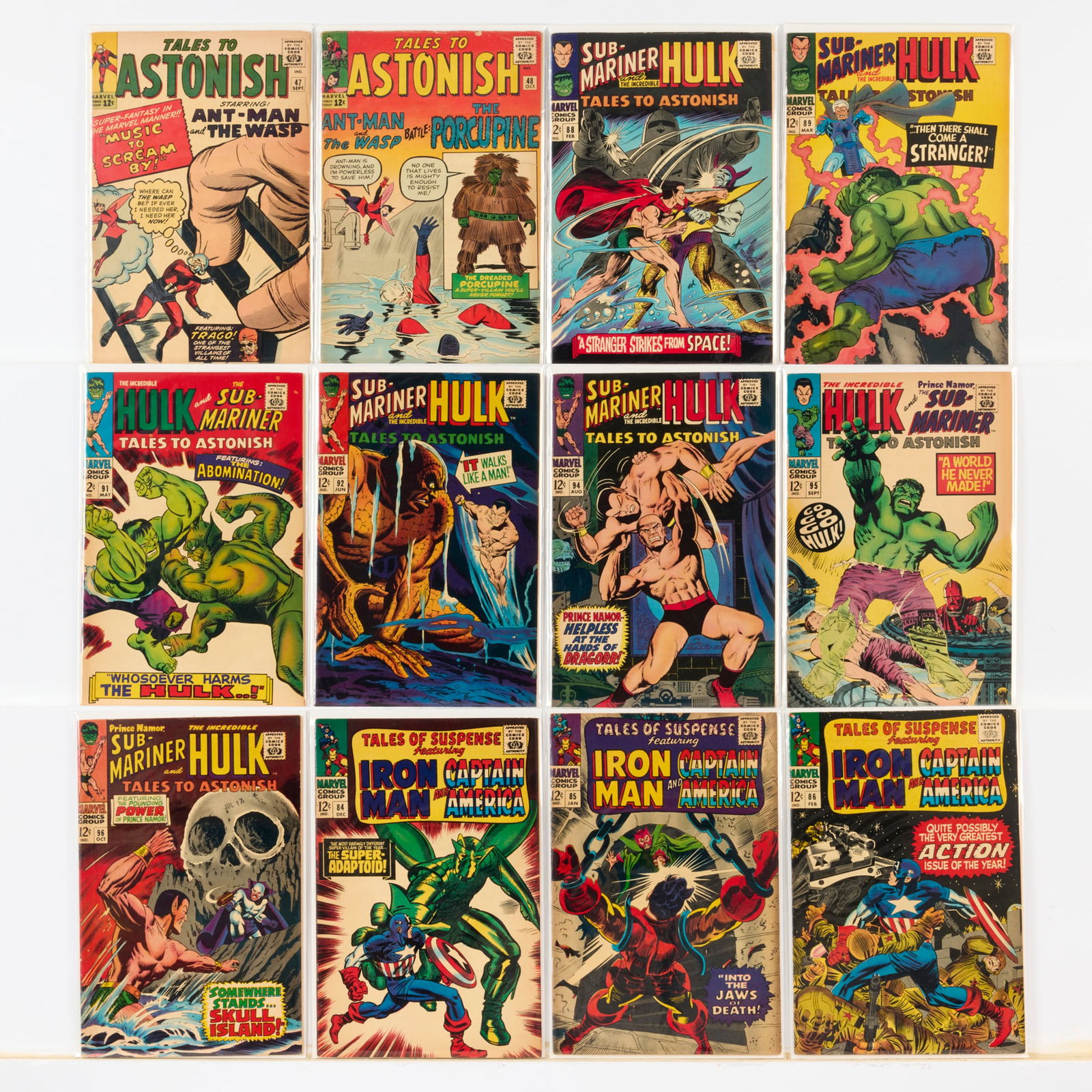 24 Marvel Comics Tales of Suspense and Tales to Astonish Group (1 of 2)