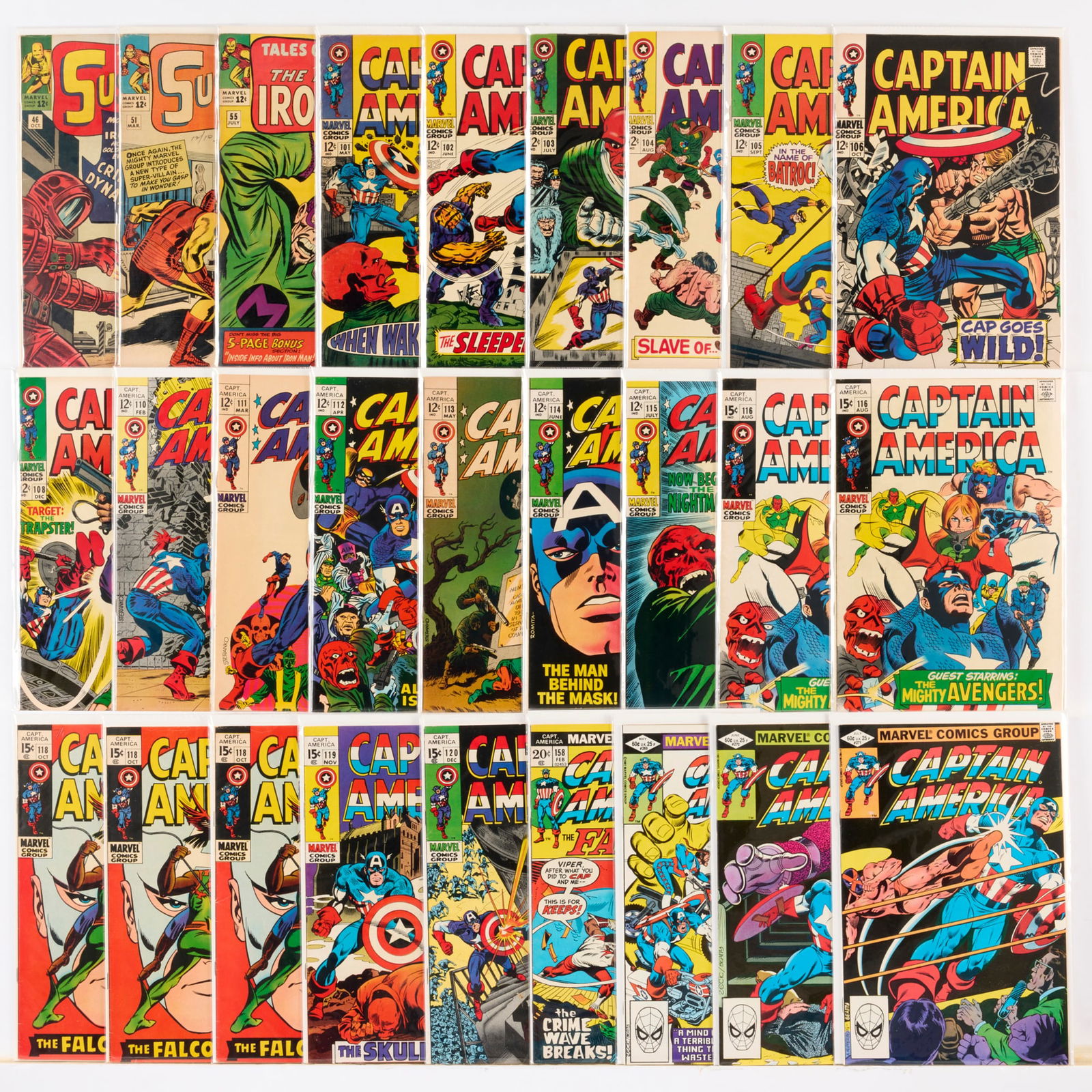 27 Marvel Comics Tales of Suspense and Captain America Group (1 of 1)