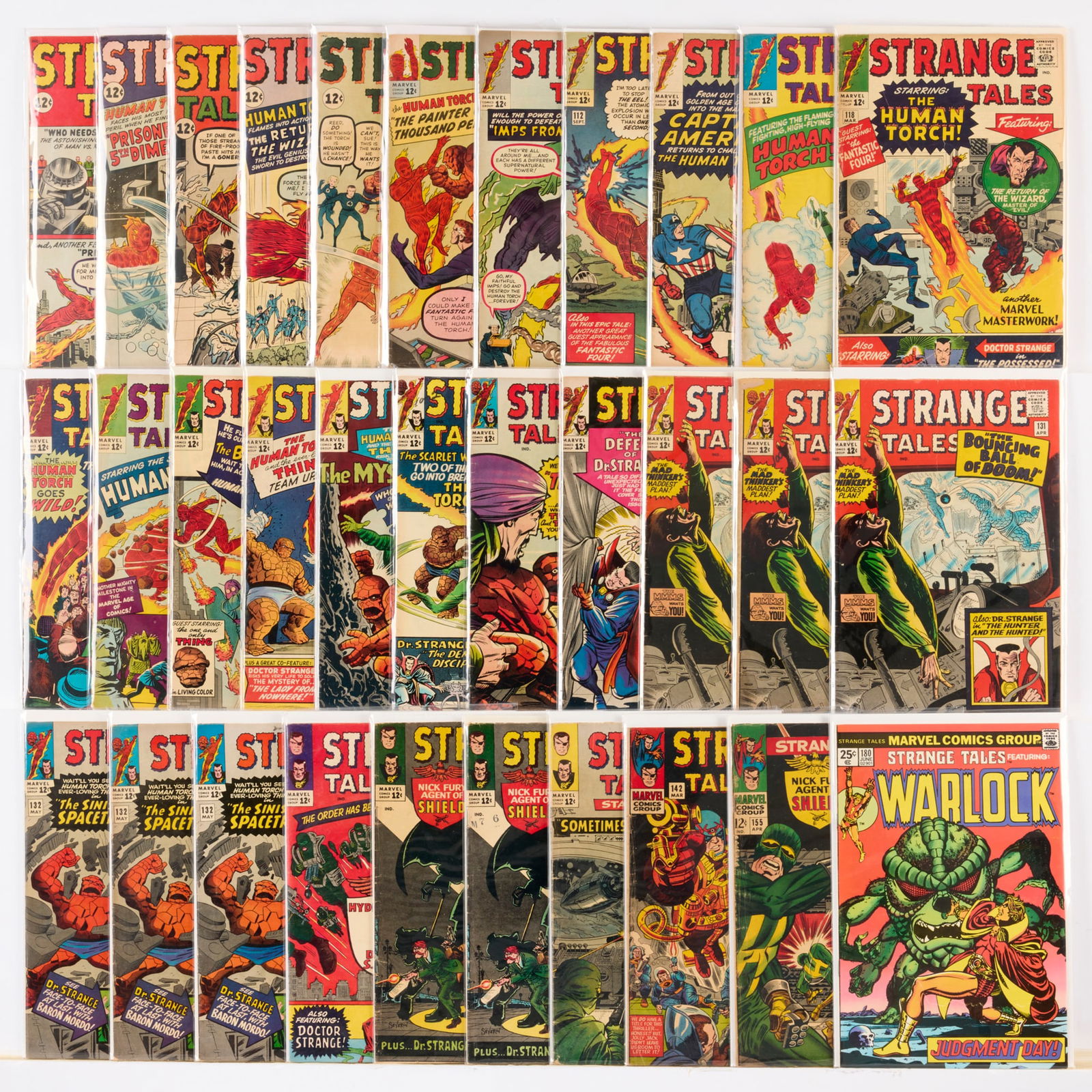 32 Marvel Comics Strange Tales #102-#180 Group (1 of 1)