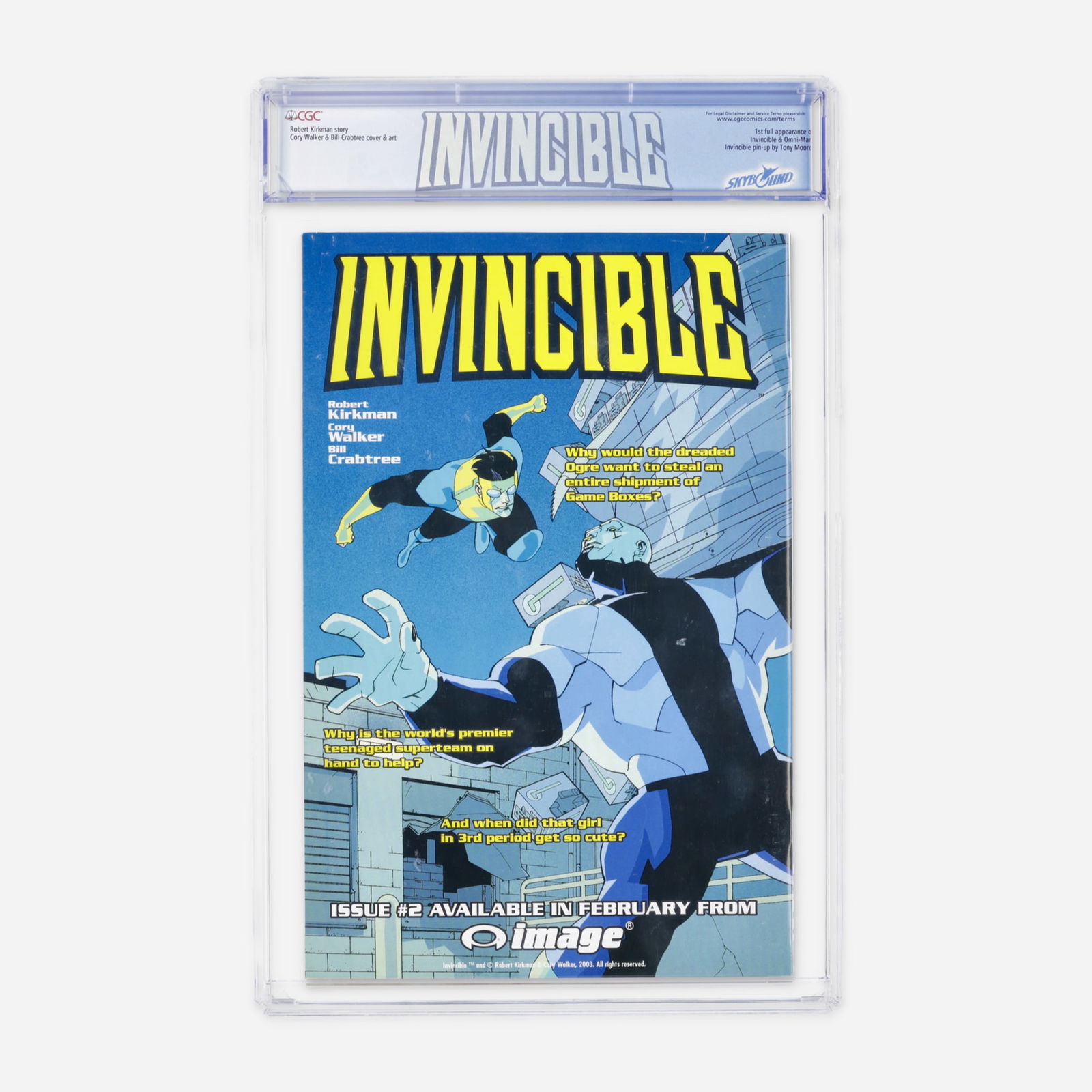 Image Comics Invincible #1 CGC 9.2 - 2