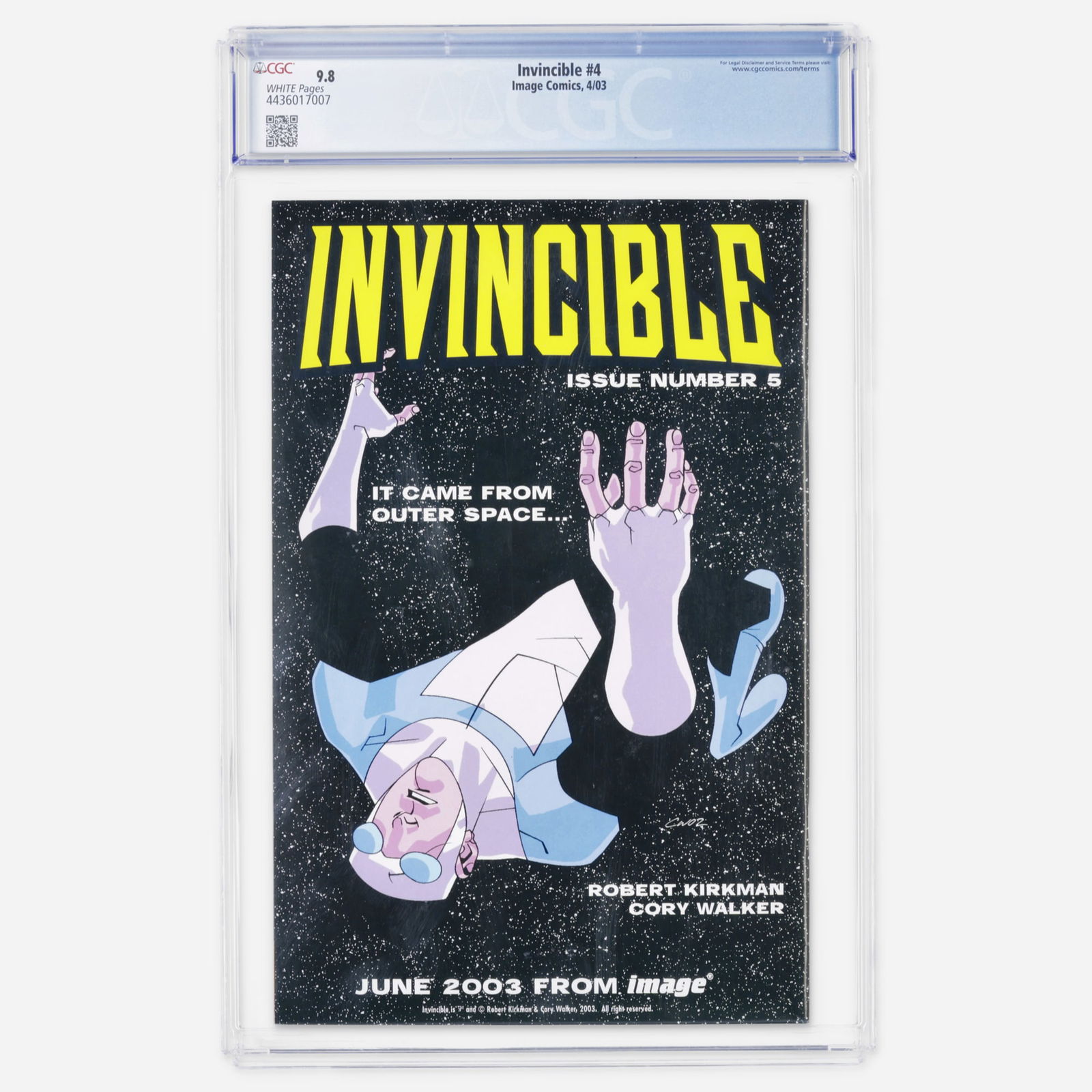 Image Comics Invincible #4 CGC 9.8 - 2