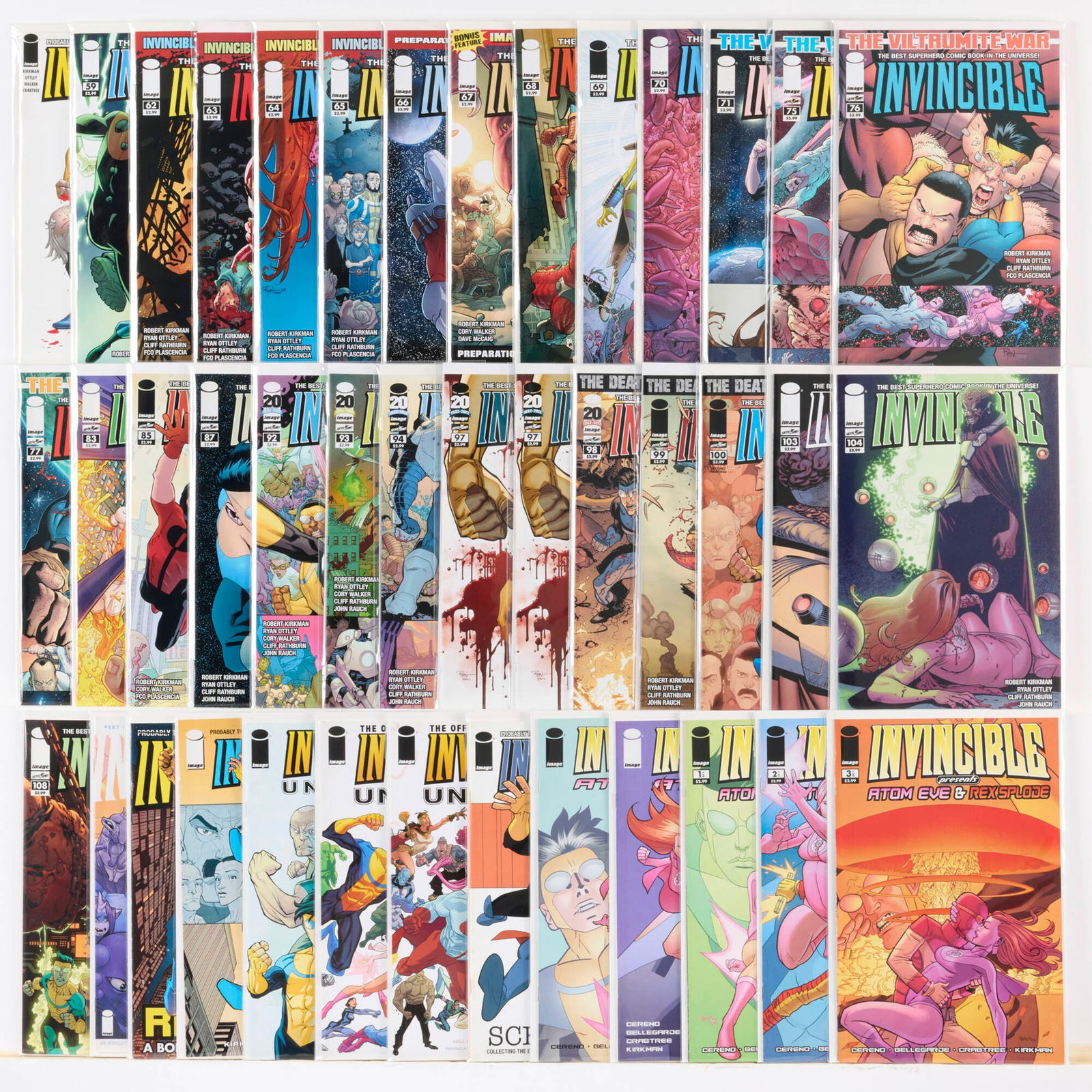 41 Image Comics Invincible #50-#127 Group (1 of 1)