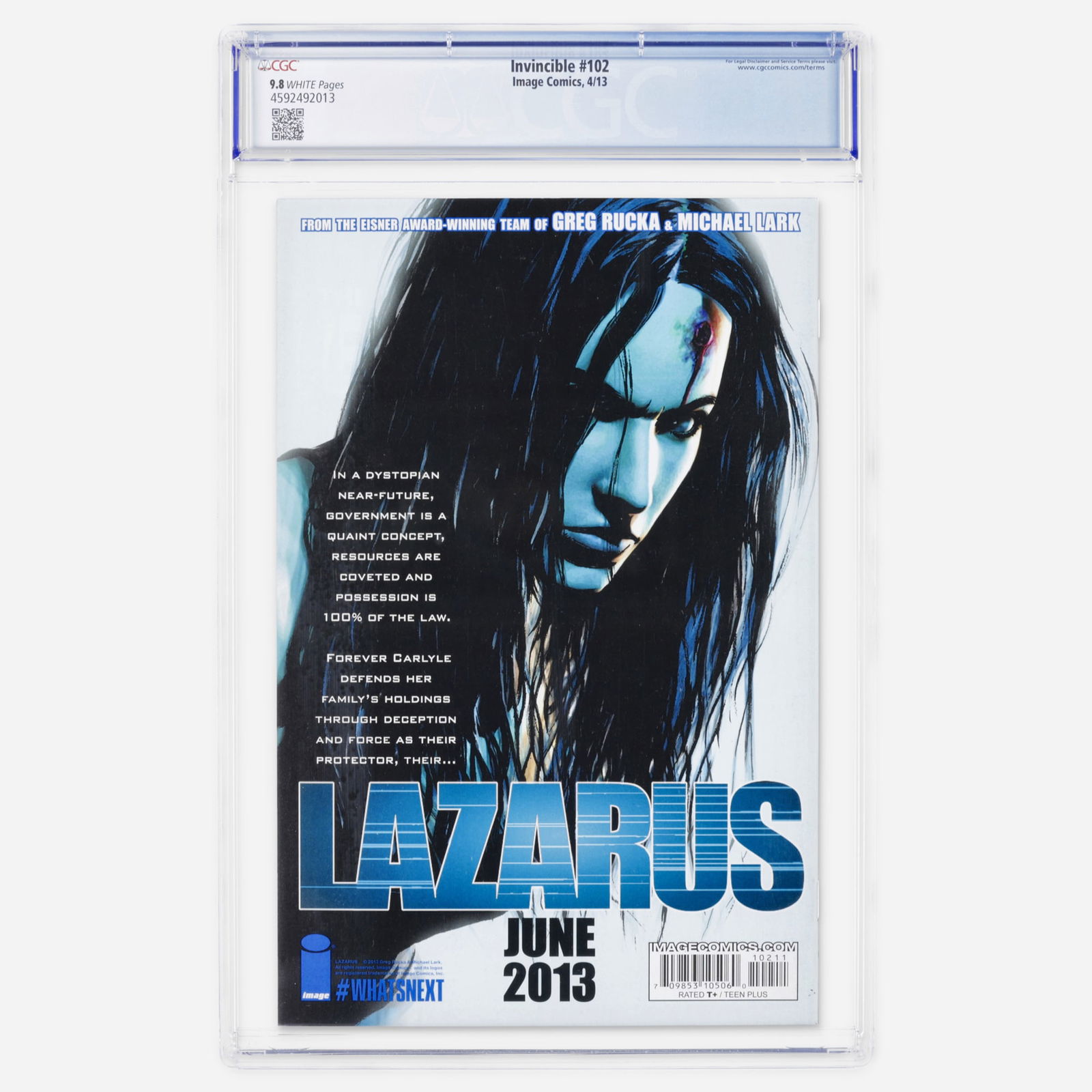 Image Comics Invincible #102 CGC 9.8 - 2