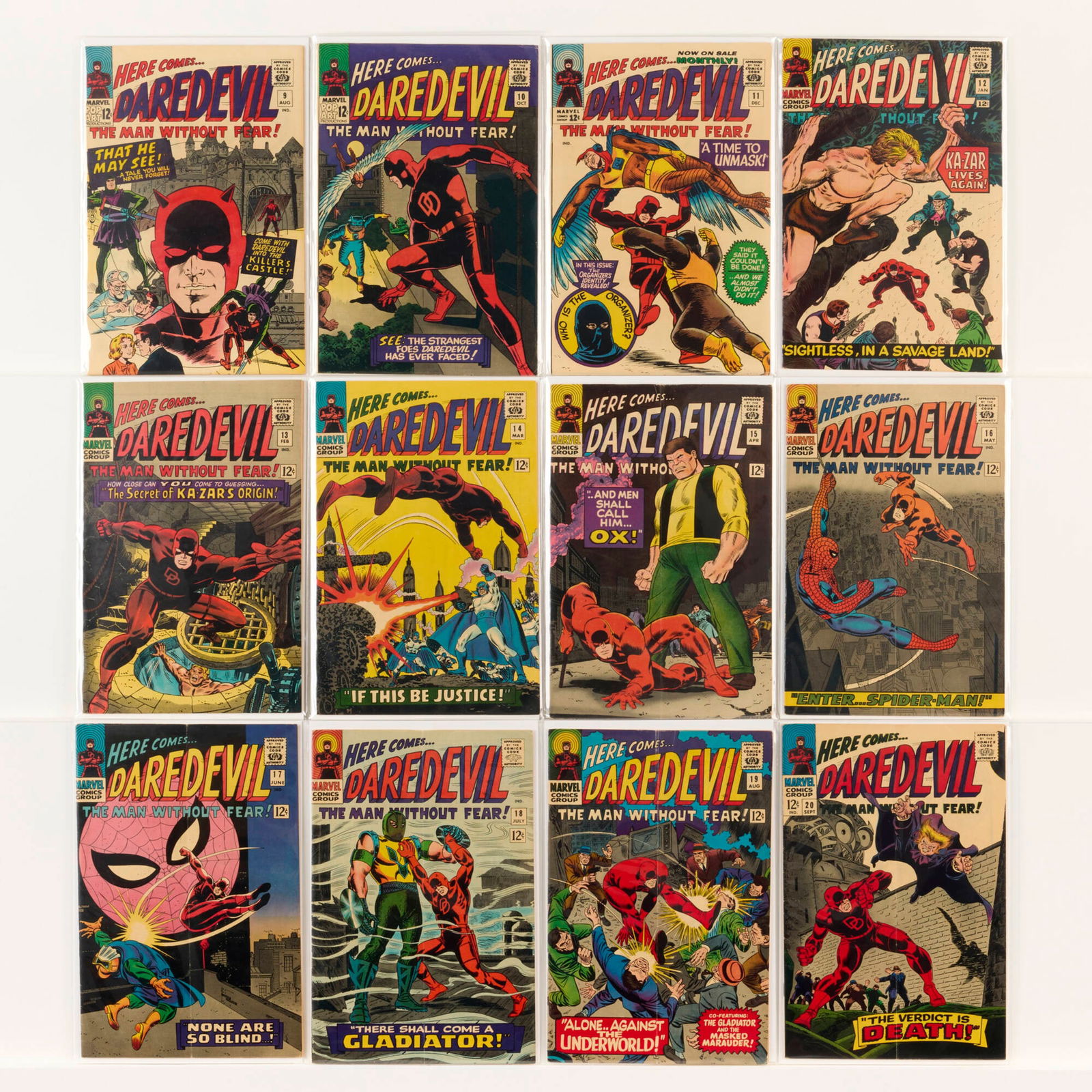 18 Marvel Comics Daredevil #9-#26 Group (1 of 2)