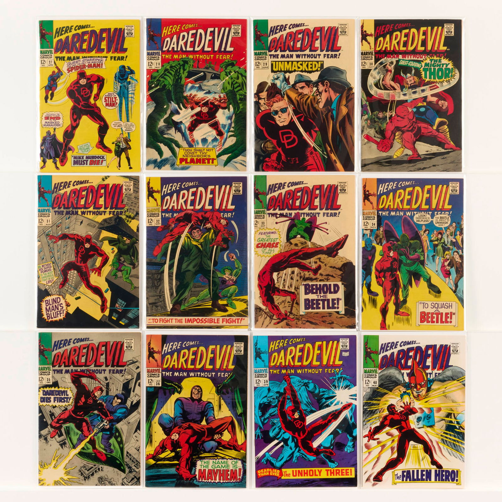 22 Marvel Comics Daredevil #27-#50 Group (1 of 2)
