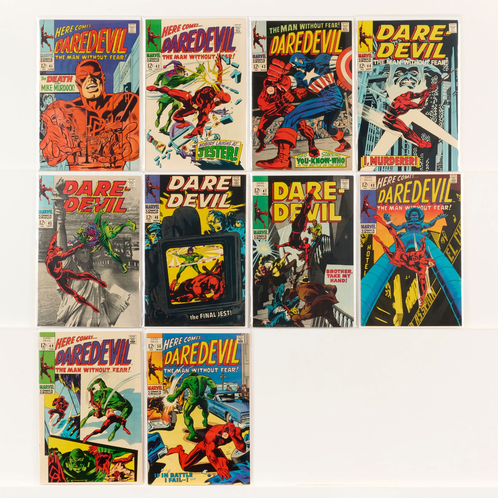 22 Marvel Comics Daredevil #27-#50 Group - 2
