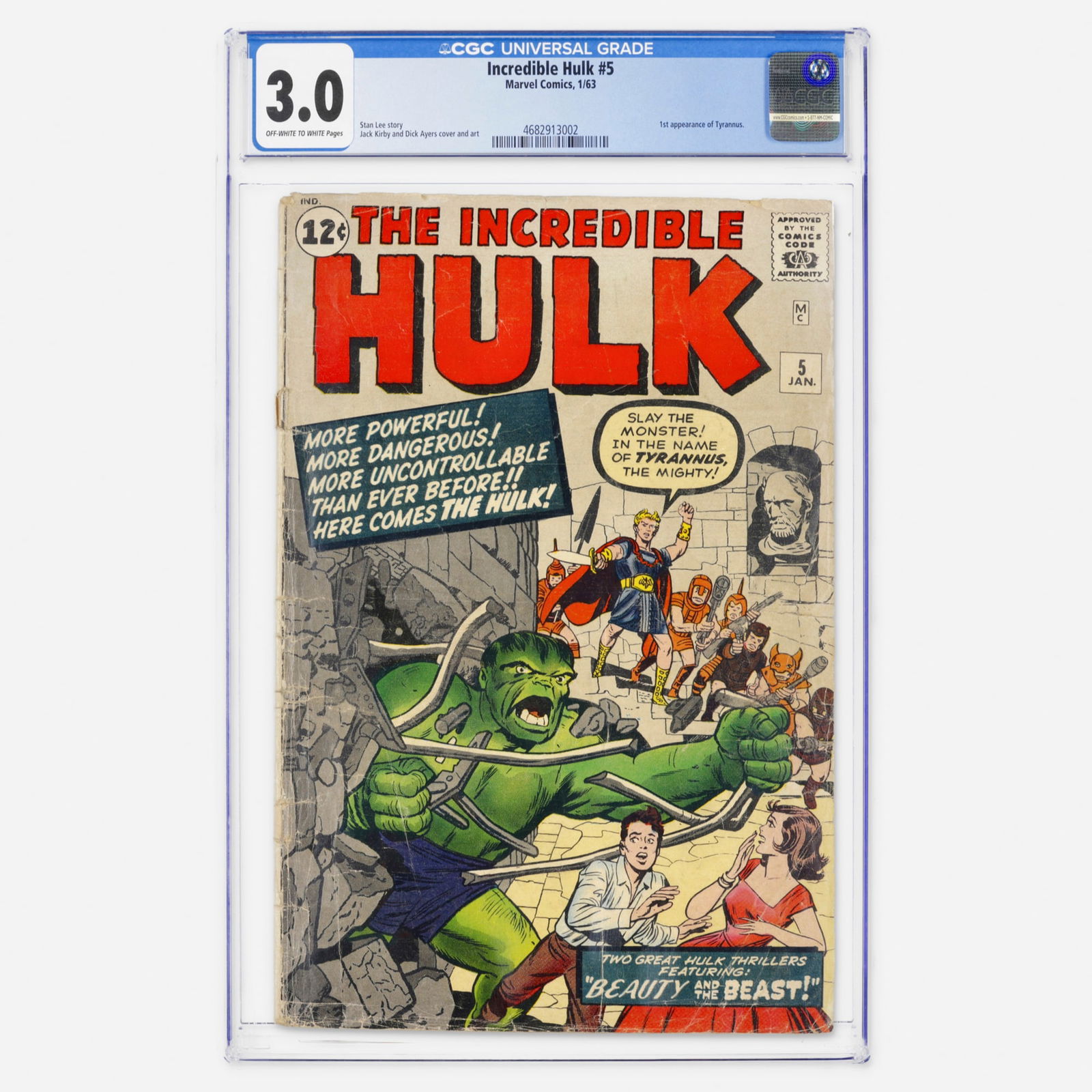 Marvel Comics Incredible Hulk #5 CGC 3.0 (1 of 2)