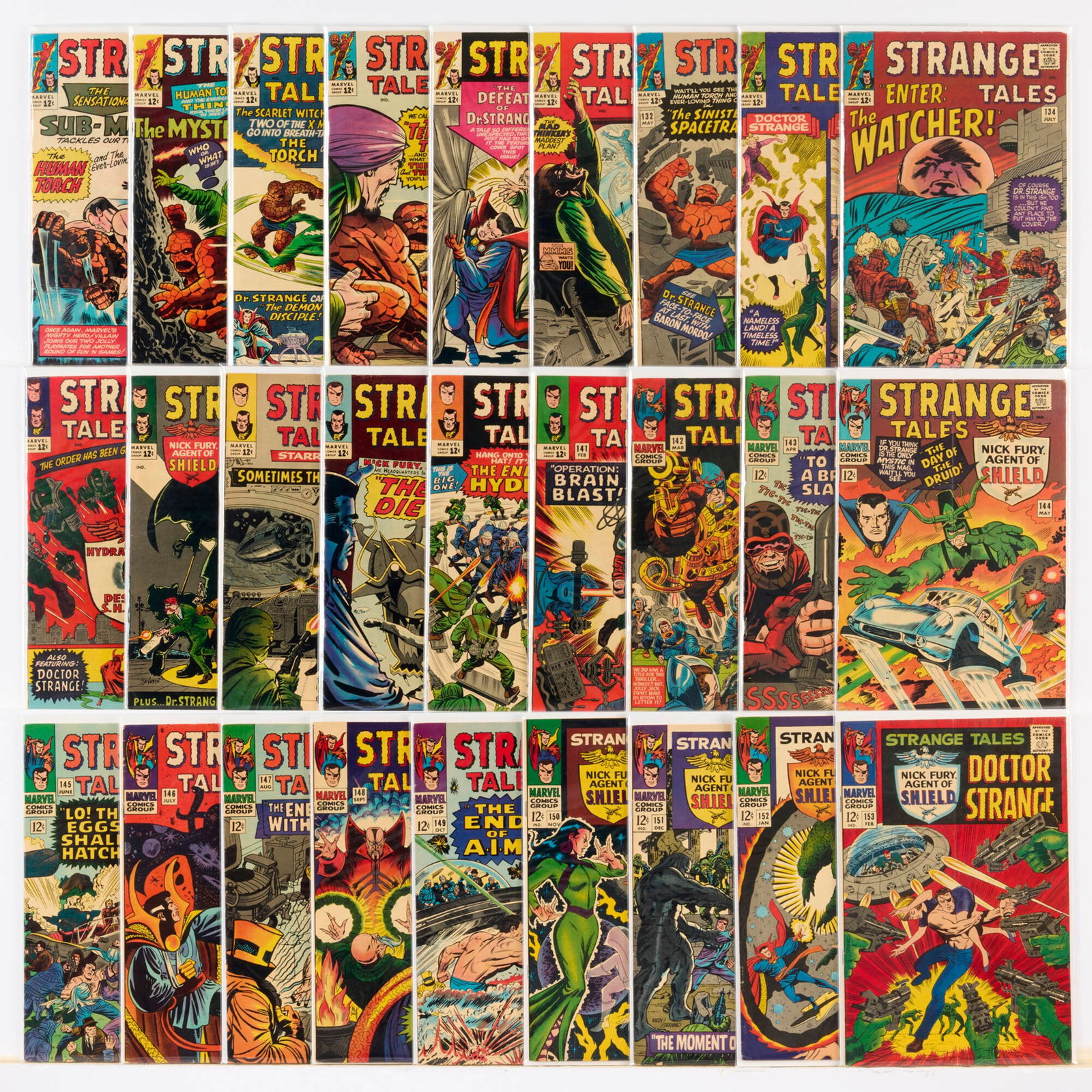27 Marvel Comics Strange Tales #125-#153 Group (1 of 1)