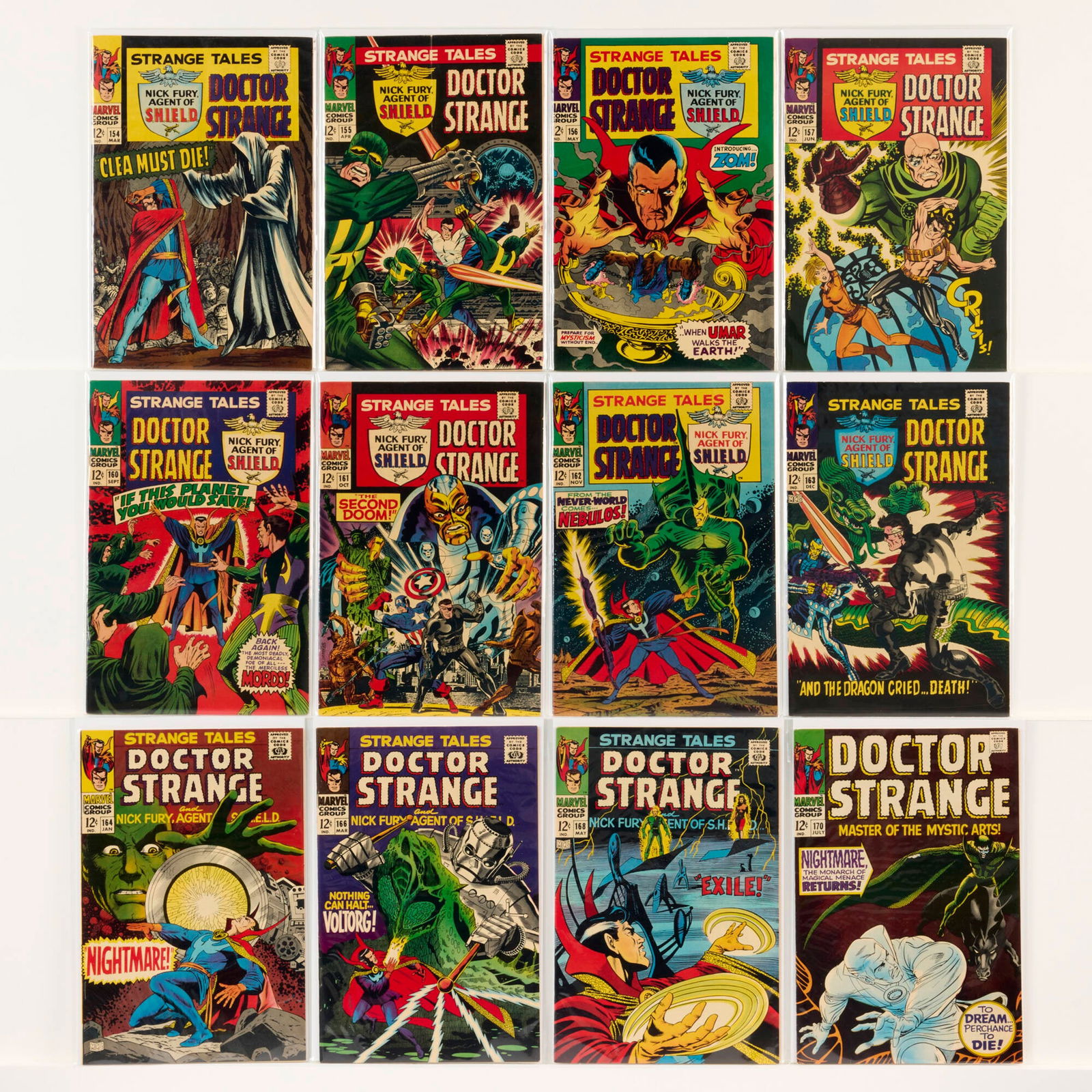 24 Marvel Comics Strange Tales and Doctor Strange Group (1 of 2)