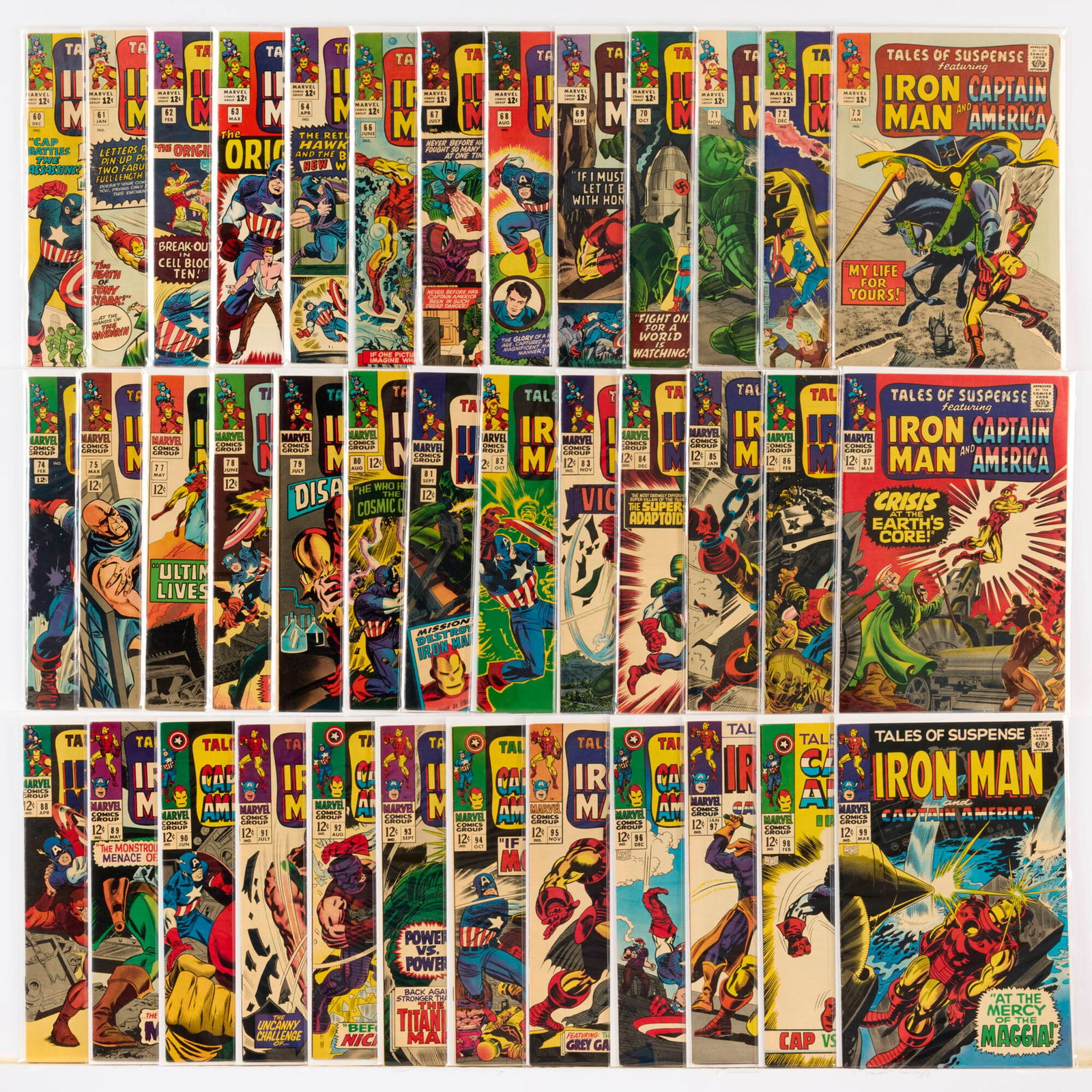 38 Marvel Comics Tales of Suspense #60-#99 Group (1 of 1)