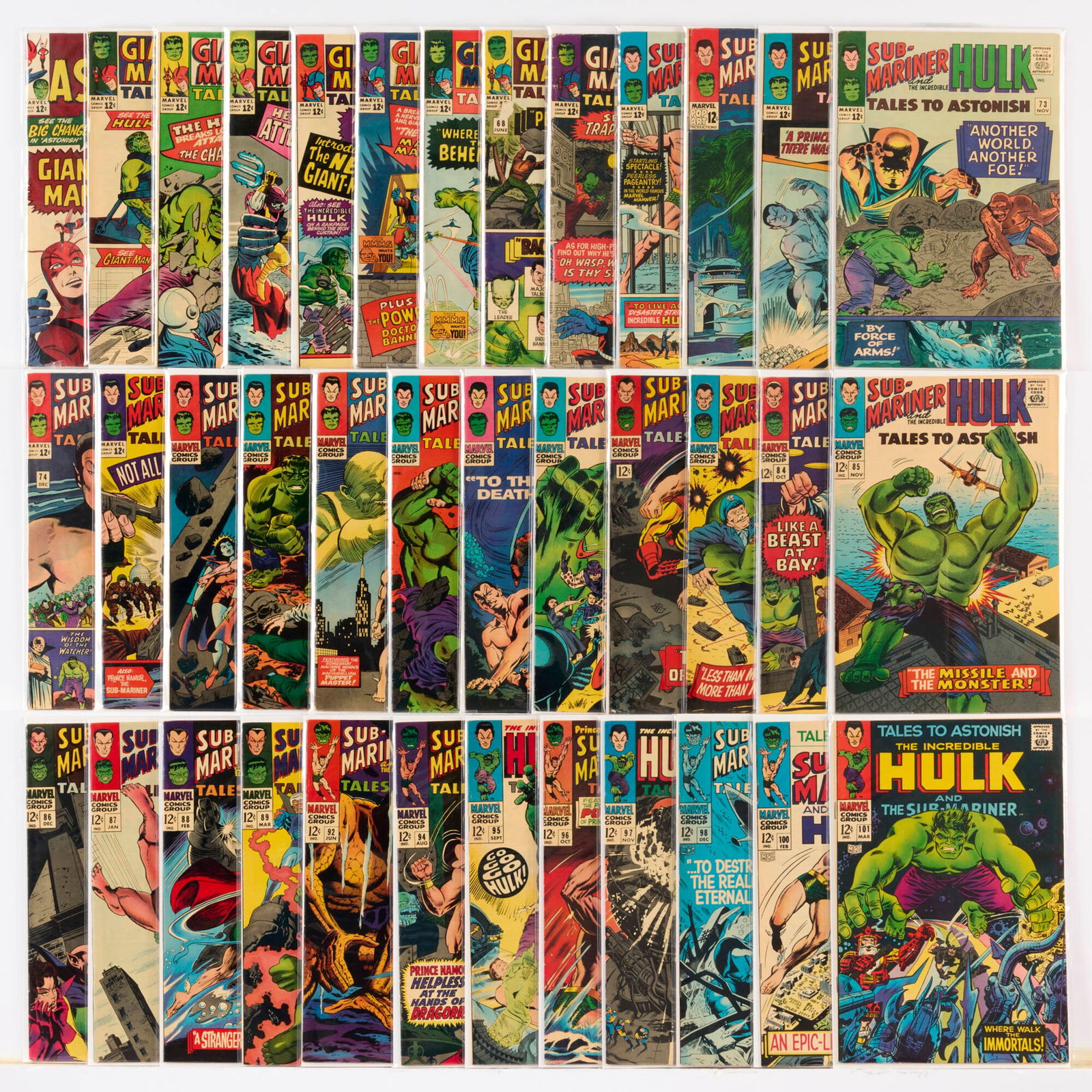 37 Marvel Comics Tales to Astonish #60-#101 Group (1 of 1)