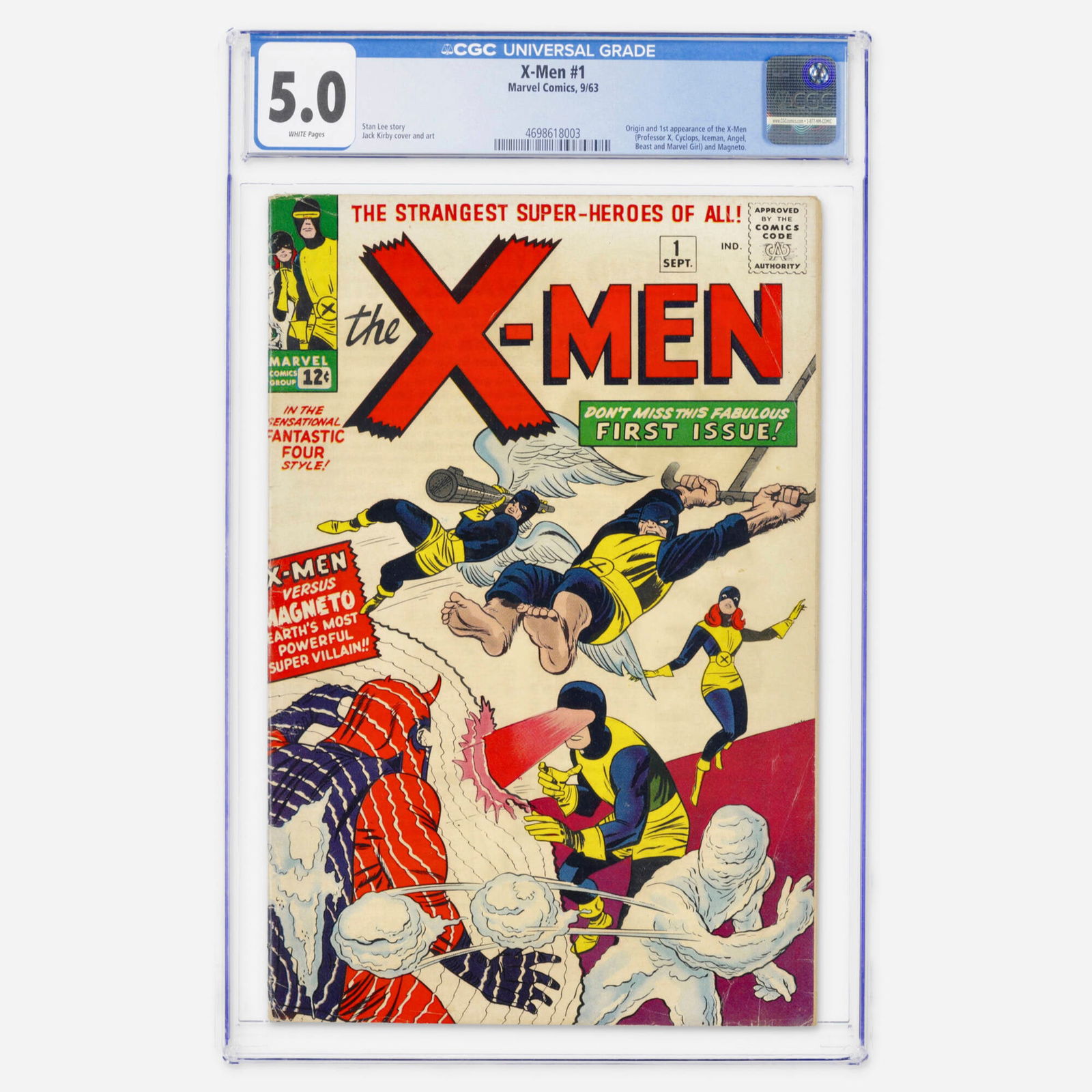 Marvel Comics X-Men #1 CGC 5.0 (1 of 2)