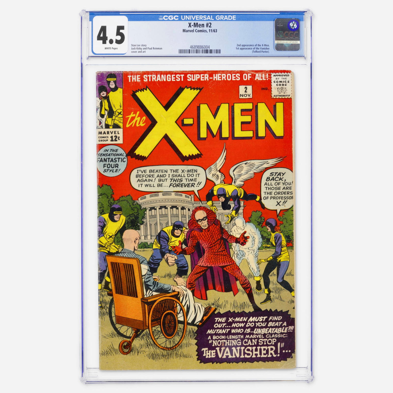 Marvel Comics X-Men #2 CGC 4.5 (1 of 2)