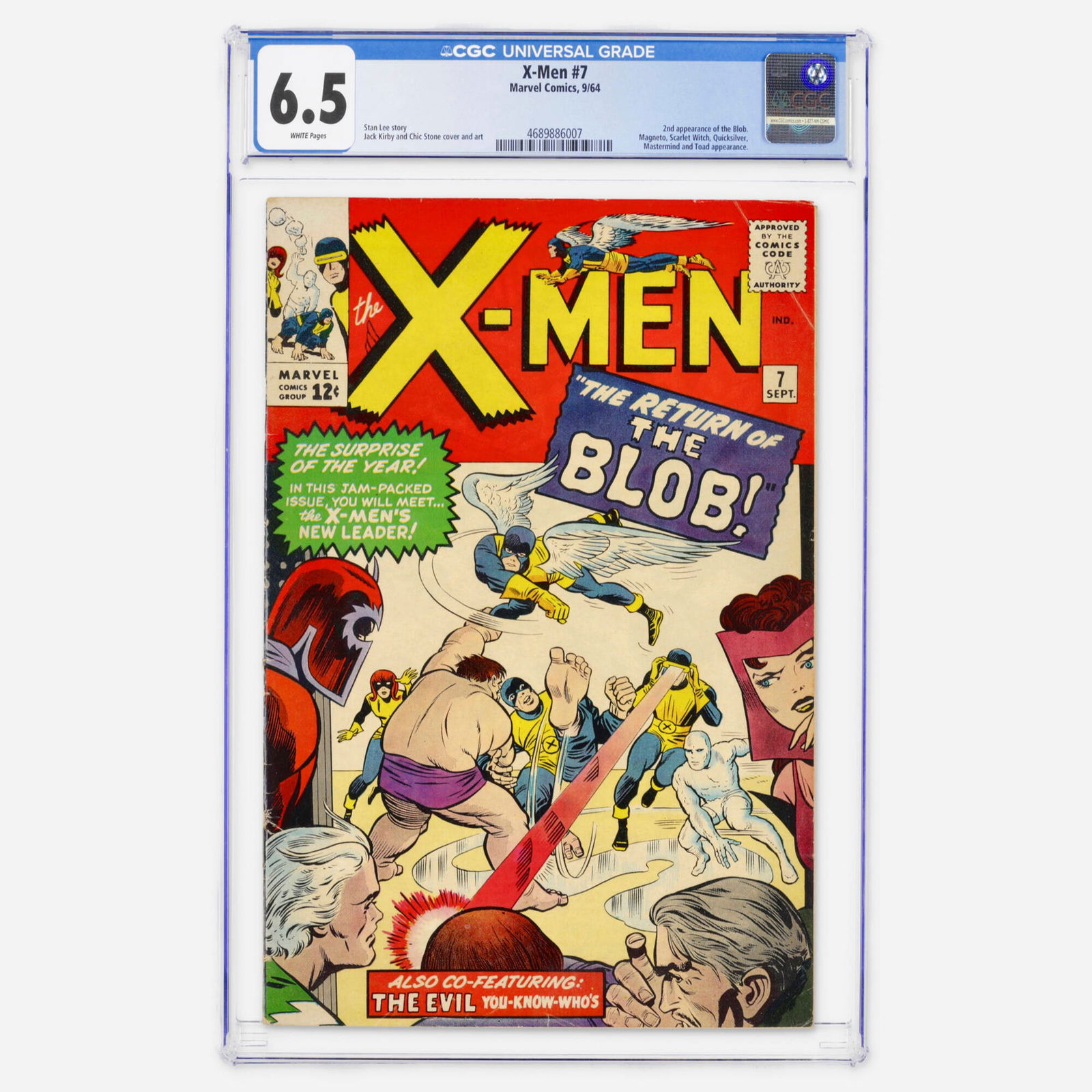 Marvel Comics X-Men #7 CGC 6.5 (1 of 2)