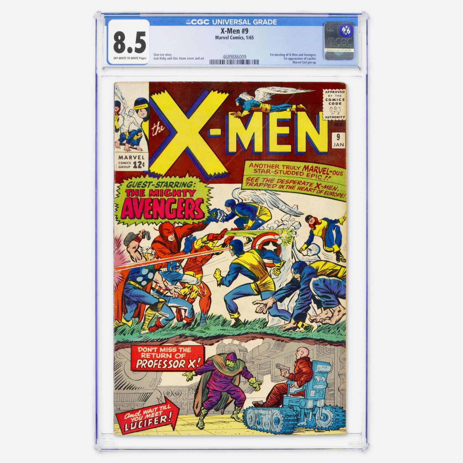 Marvel Comics X-Men #9 CGC 8.5 (1 of 2)