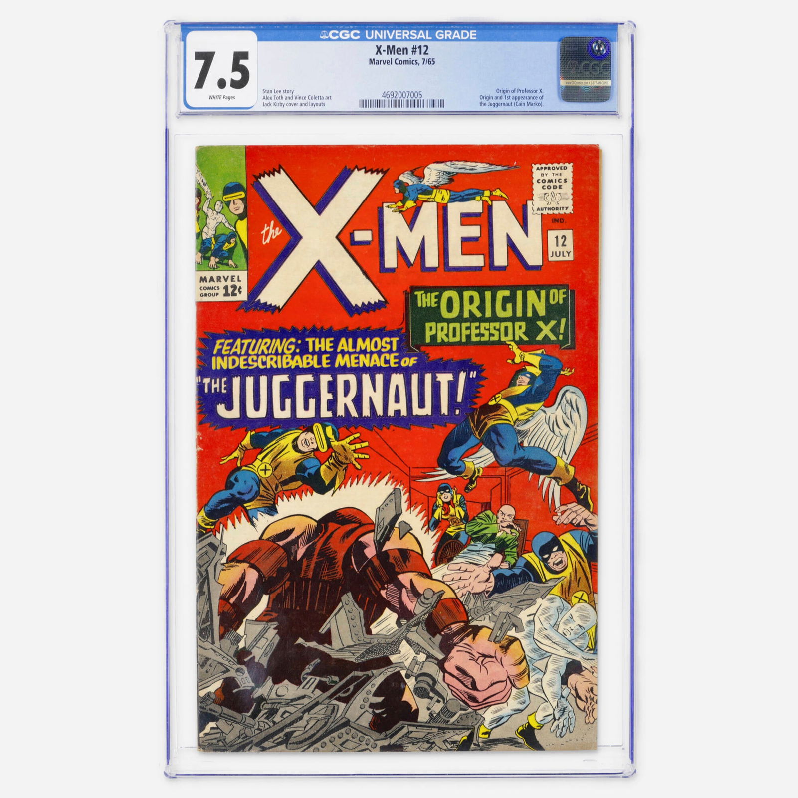Marvel Comics X-Men #12 CGC 7.5 (1 of 2)