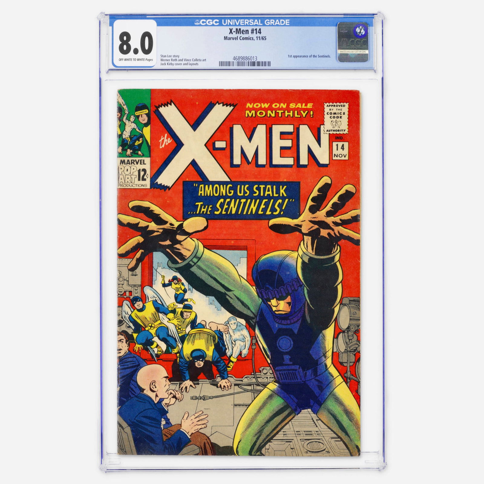 Marvel Comics X-Men #14 CGC 8.0 (1 of 2)