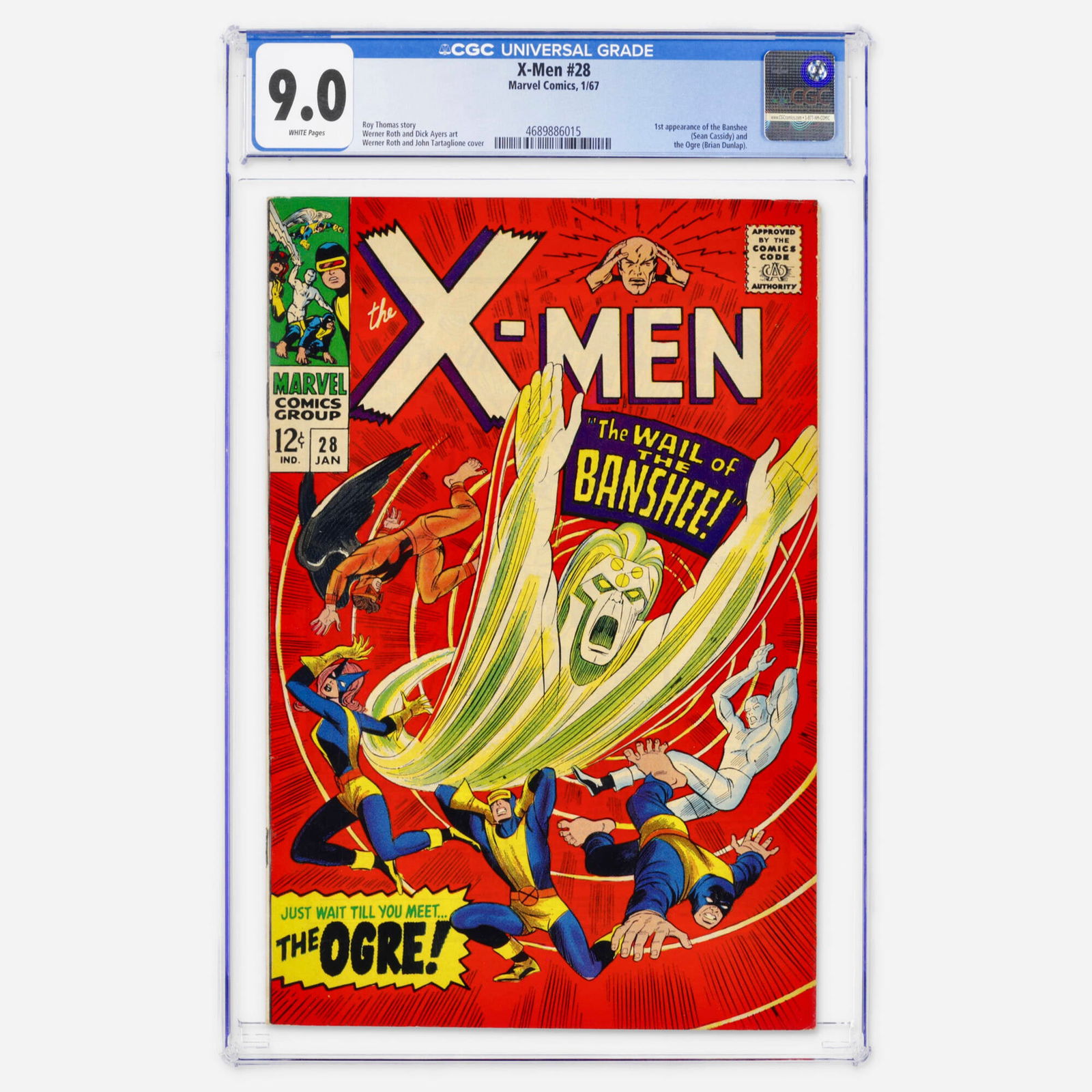 Marvel Comics X-Men #28 CGC 9.0 (1 of 2)
