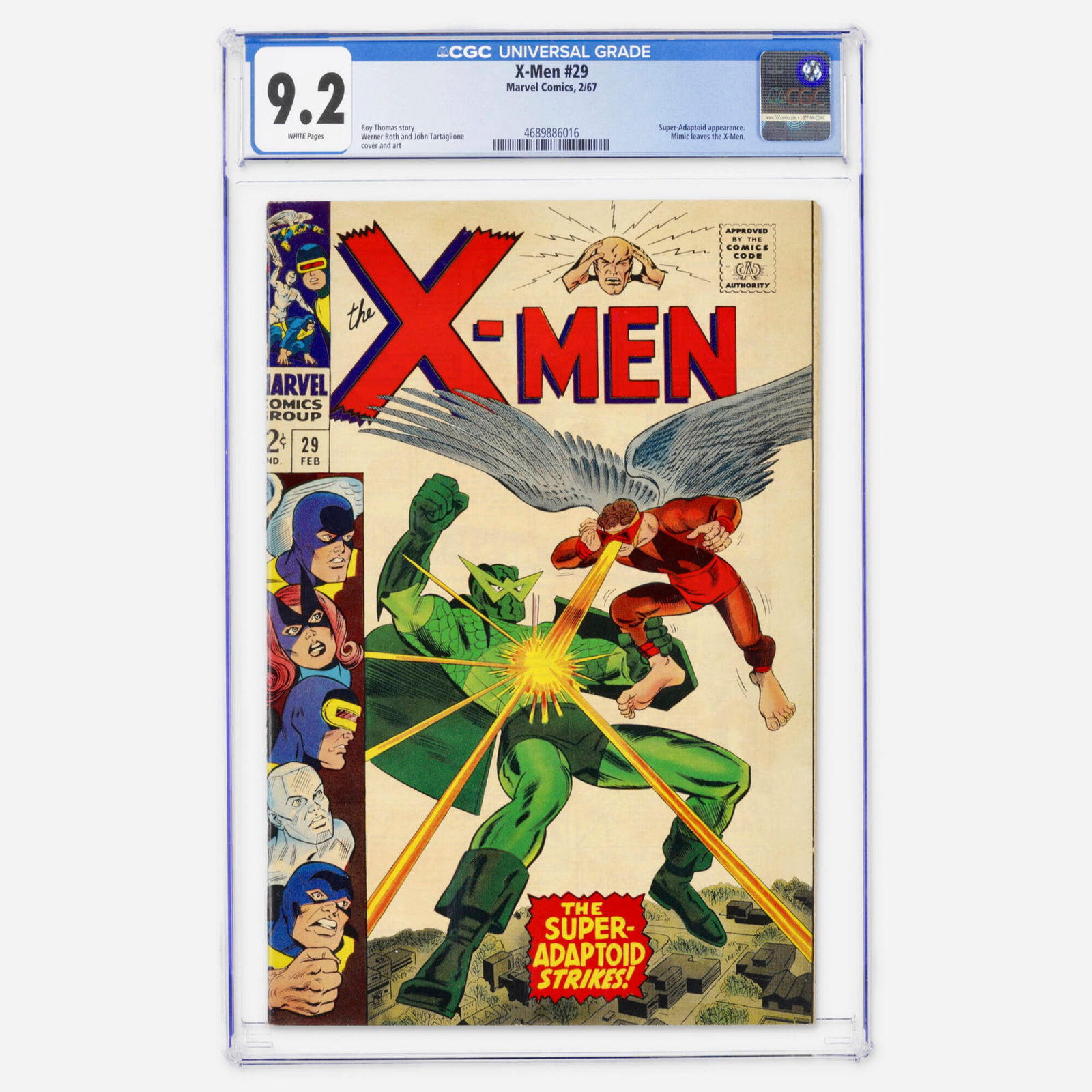 Marvel Comics X-Men #29 CGC 9.2 (1 of 2)