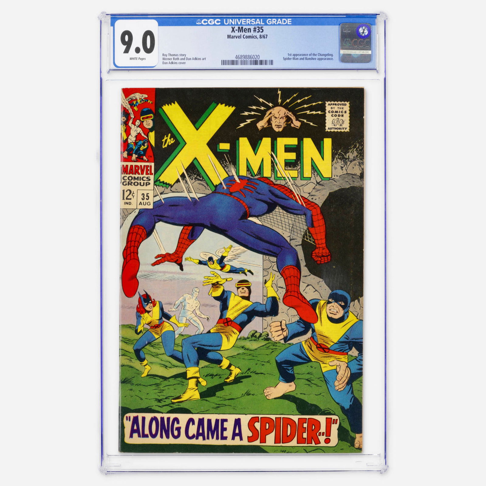 Marvel Comics X-Men #35 CGC 9.0 (1 of 2)