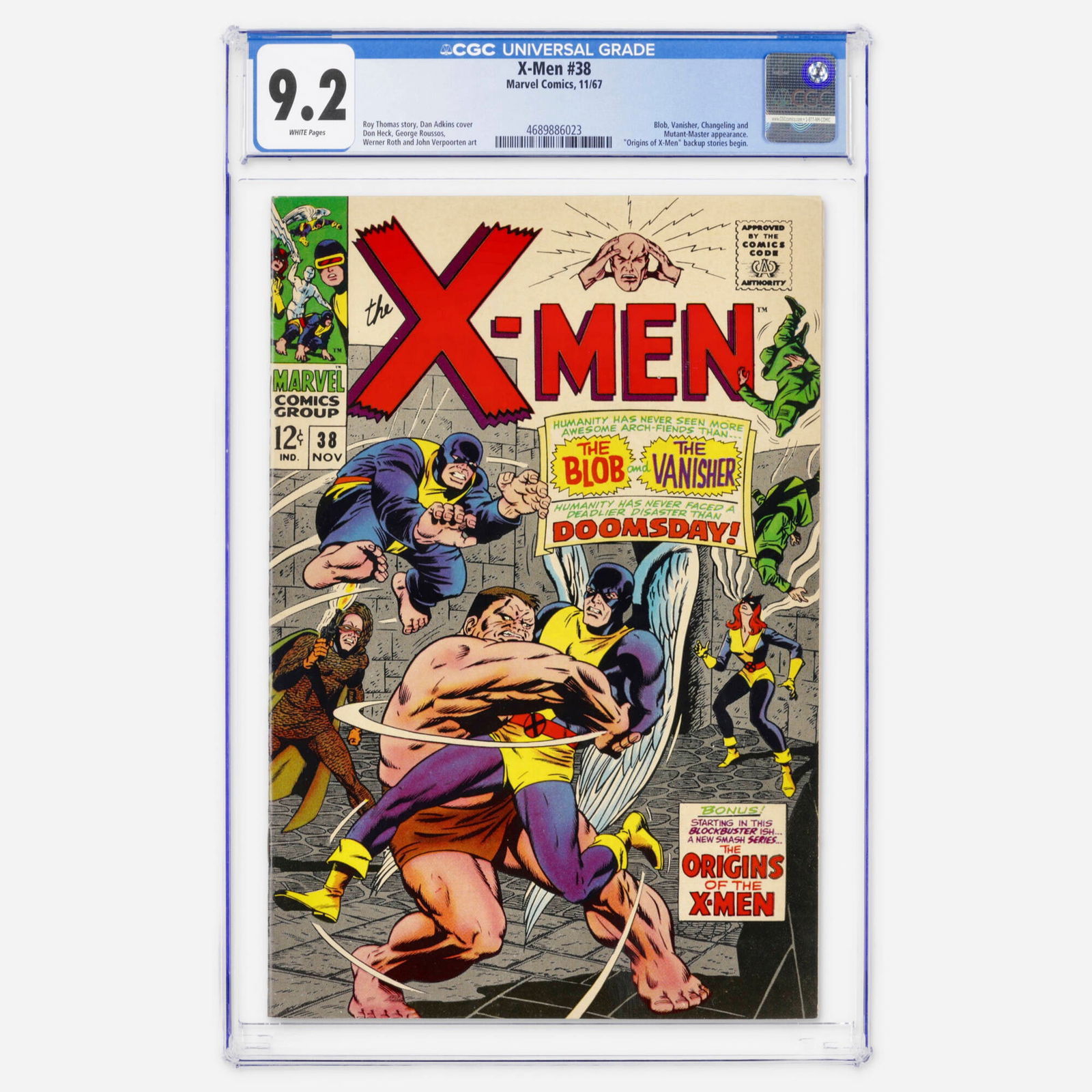 Marvel Comics X-Men #38 CGC 9.2 (1 of 2)