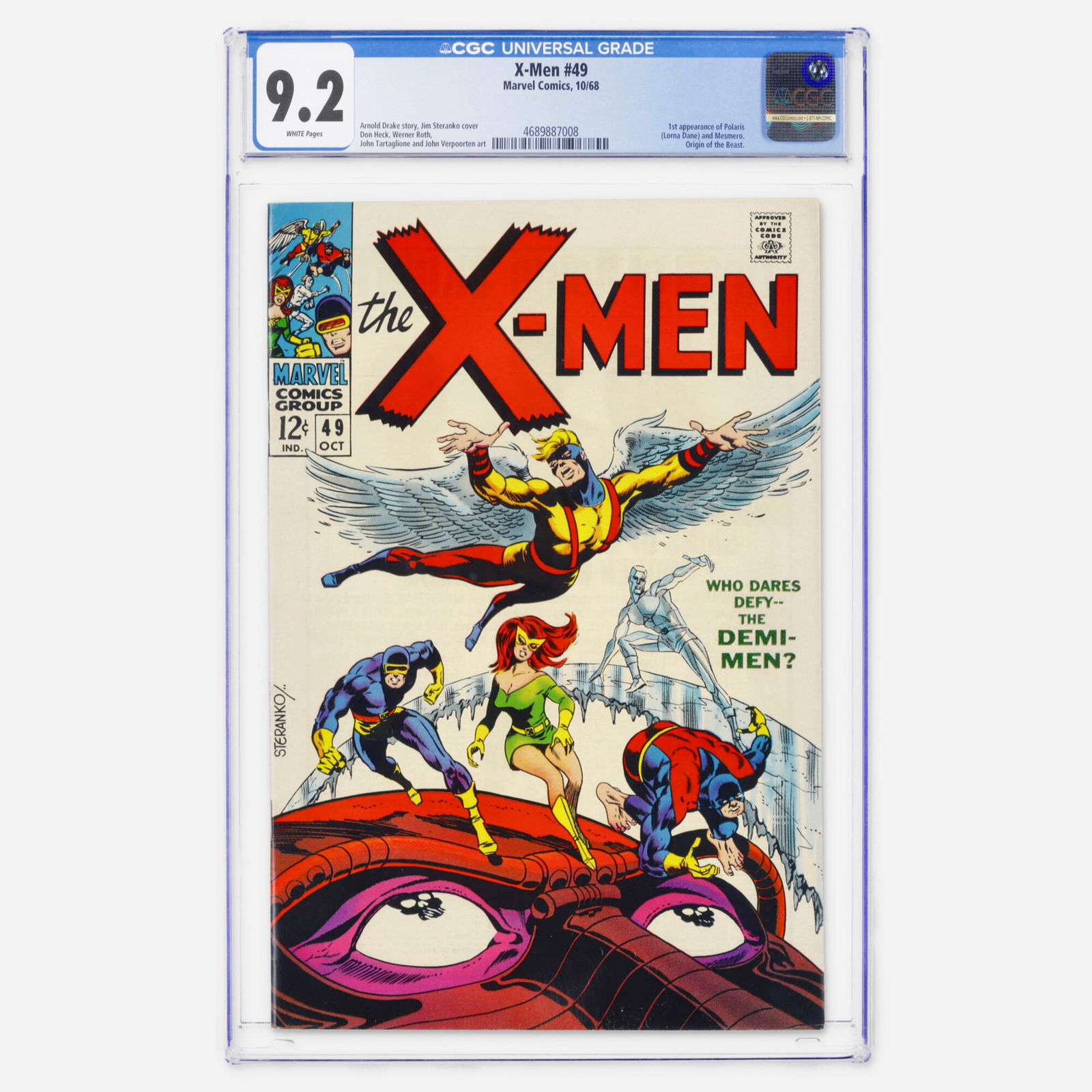 Marvel Comics X-Men #49 CGC 9.2 (1 of 2)