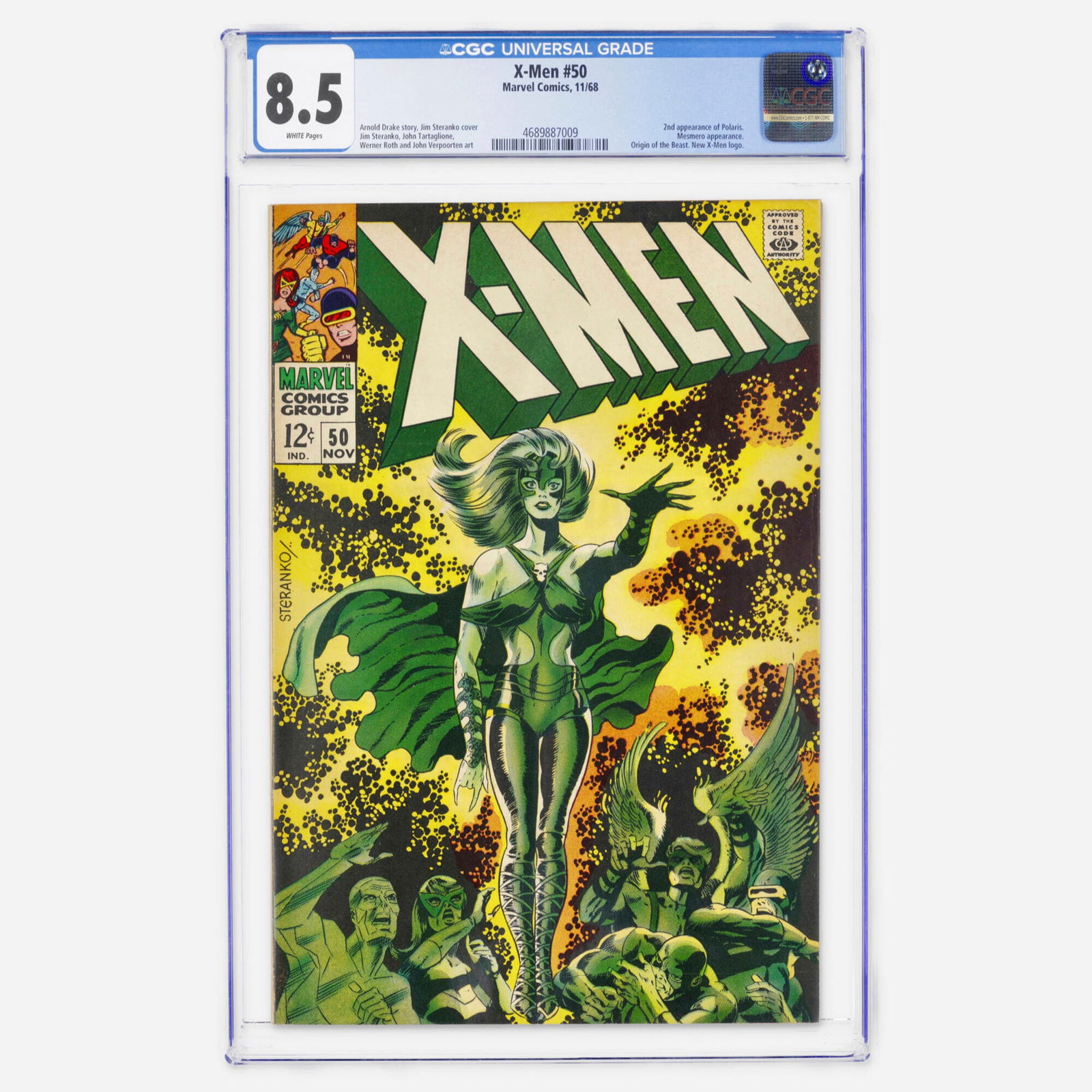 Marvel Comics X-Men #50 CGC 8.5 (1 of 2)