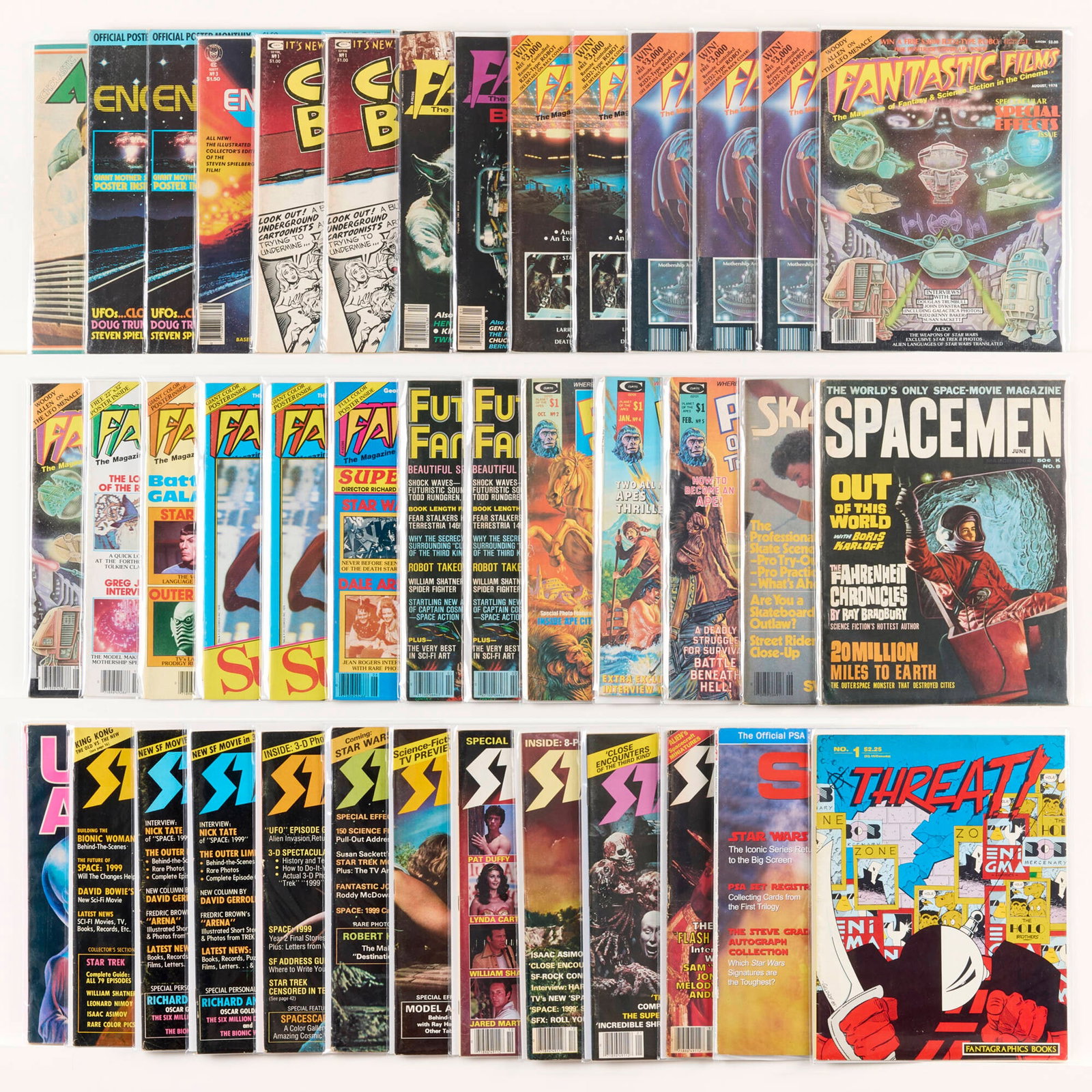 40 Mixed Publisher Mixed Title Magazine Group: 40 Mixed Publisher Mixed Title Magazine Group 20th-21st Century Group includes:Blake Publishing Fantastic Films #1 (x2), #2 (x3), #3 (x2), #4, #5, #7, #8; Collectors Universe Inc.