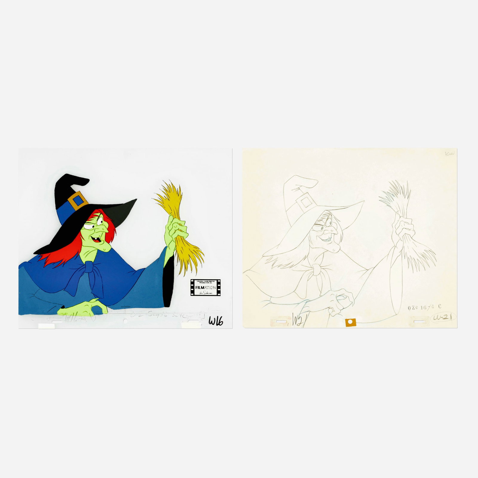 Group of 2 Journey Back To Oz Mom Animation Art: Group of 2 Journey Back To Oz Mom Animation Art 12.438 w x 10.438 l in (32 x 27 cm) Condition Notes: Art is in overall excellent condition This work will ship from Millville, Massachus
