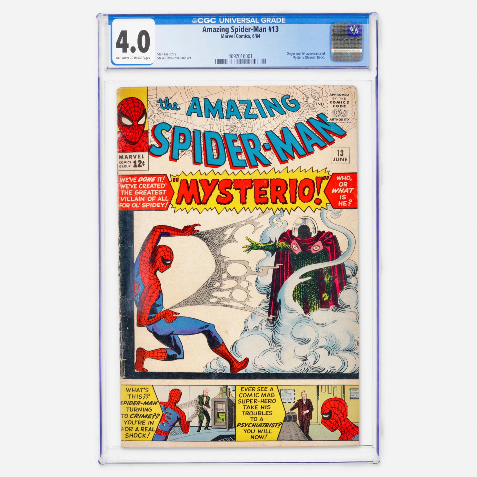Marvel Comics Amazing Spider-Man #13 CGC 4.0 (1 of 2)