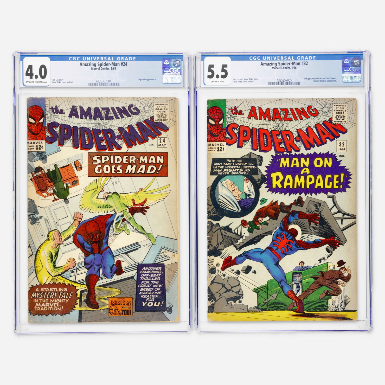 2 Marvel Comics Amazing Spider-Man #24 and #32 CGC Group (1 of 2)