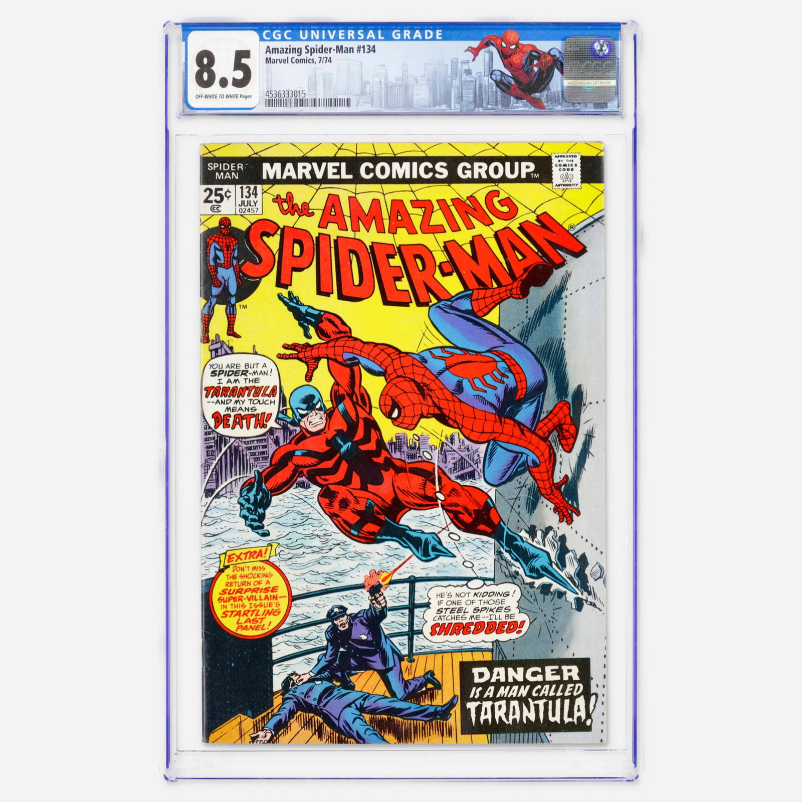 Marvel Comics Amazing Spider-Man #134 CGC 8.5 (1 of 2)