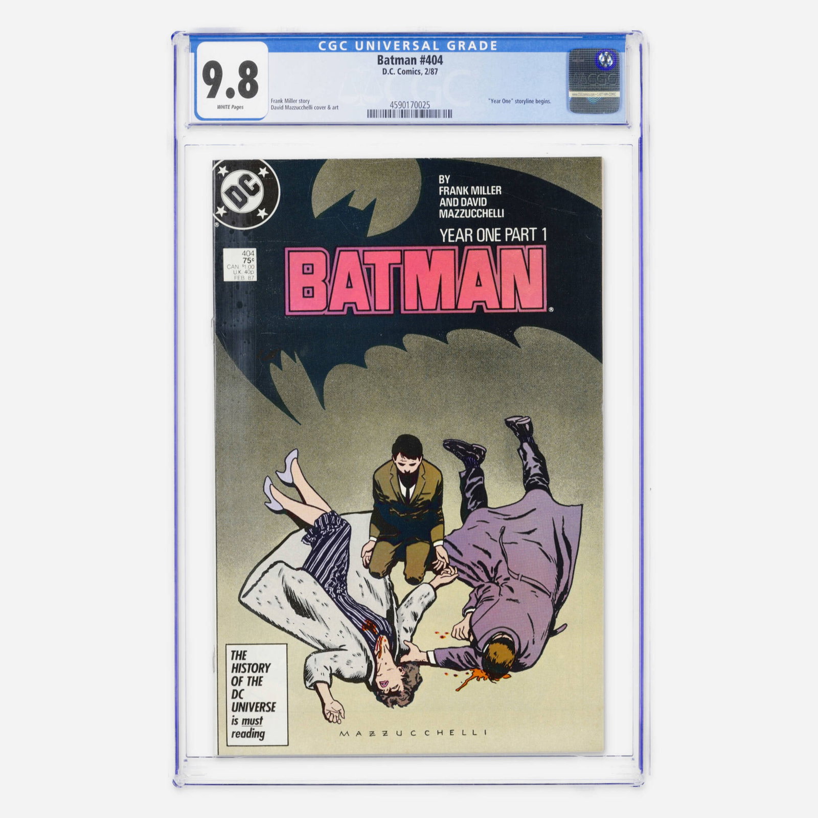 DC Comics Batman #404 CGC 9.8 (1 of 2)