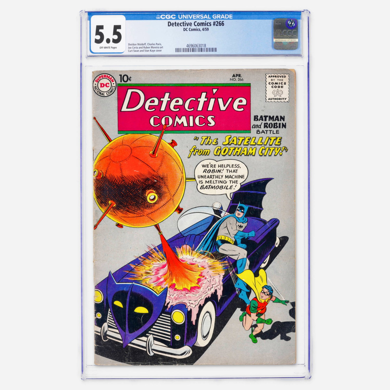 DC Comics Detective Comics #266 CGC 5.5 (1 of 2)