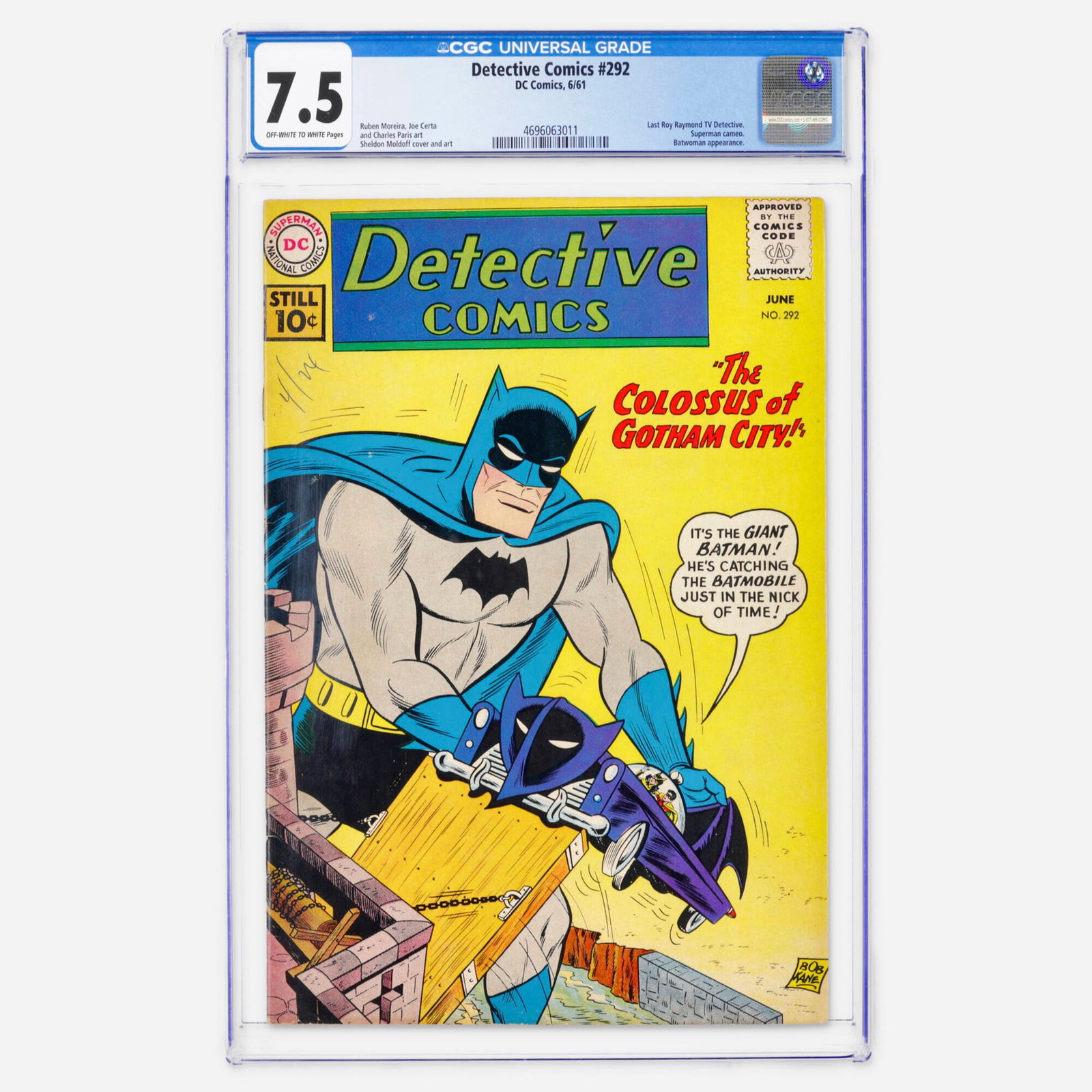 DC Comics Detective Comics #292 CGC 7.5 (1 of 2)